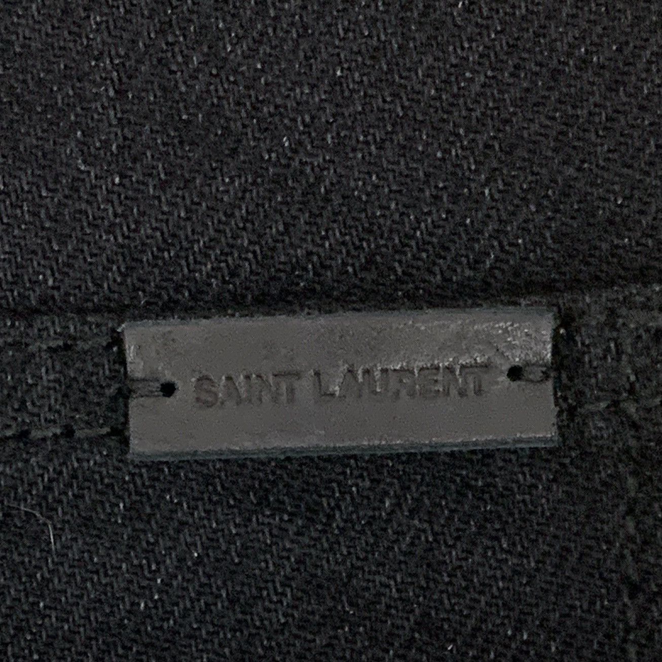 Saint Laurent Paris Saint Laurent Black Cotton Casual Pants K26WX Size 27" / US 4 / IT 40 - 6 Thumbnail