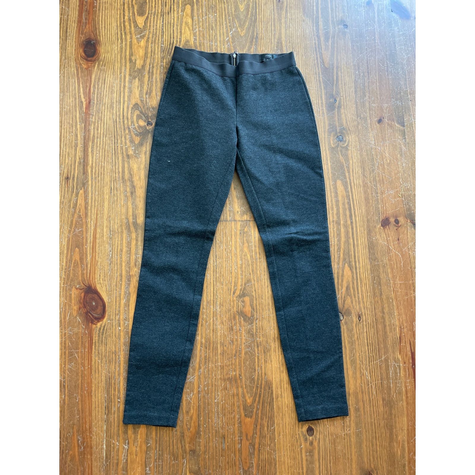 J.Crew J. Crew Pixie Pant in Stretch Ponte Heather Gray, sz 4R Size 27" / US 4 / IT 40 - 3 Thumbnail