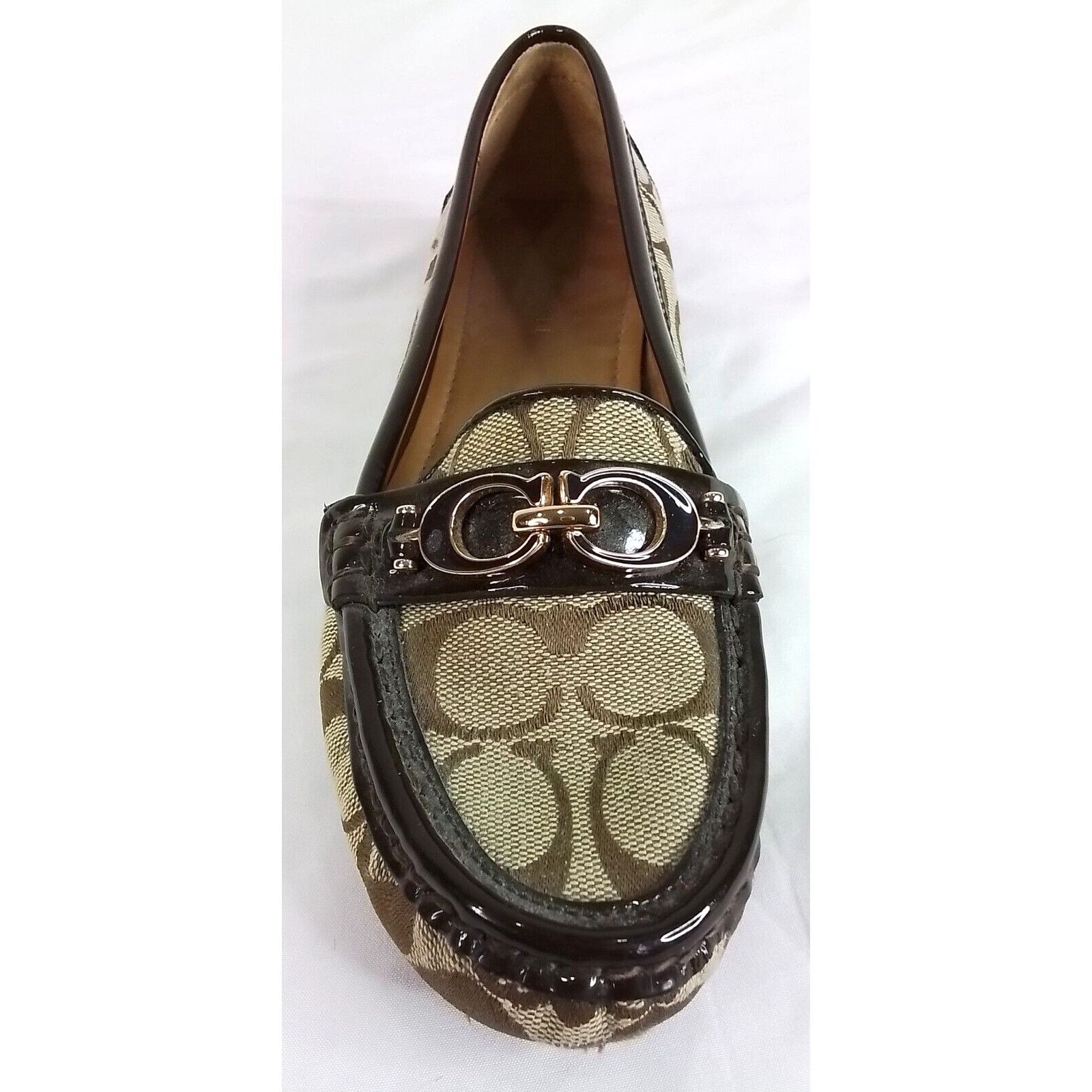 Coach Coach Loafers Women's Size 6.5 B Fortunata Signature Brown Size US 6.5 / IT 36.5 - 7 Thumbnail