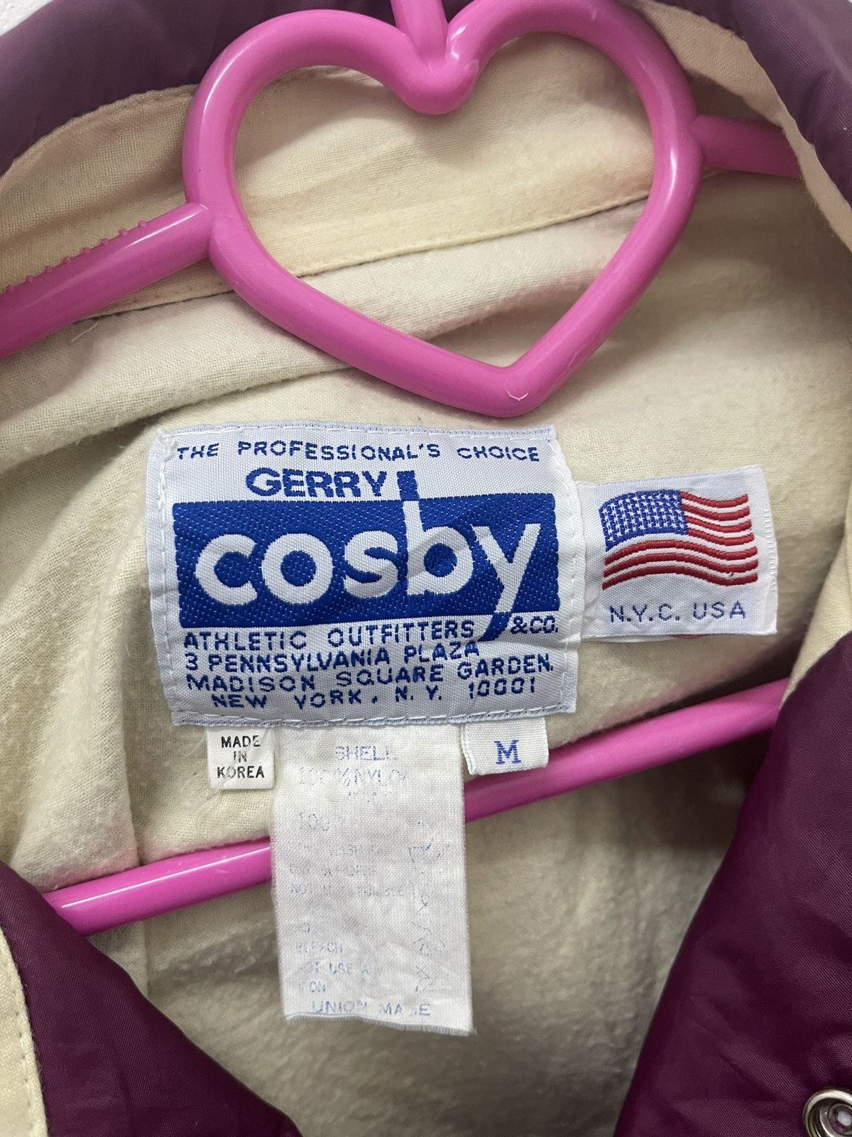 Vintage Rare Vintage GERRY COSBY NEW YORK Spell Out Jacket Size US M / EU 48-50 / 2 - 7 Thumbnail
