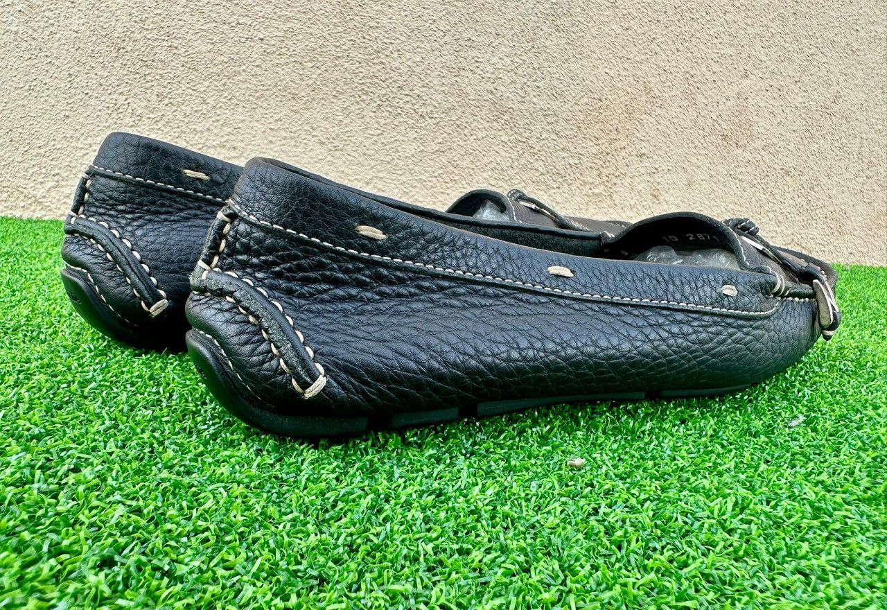 Prada Authentic Prada Leather Buckle Tassel Driving Mocassin Size US 7 / IT 37 - 3 Thumbnail