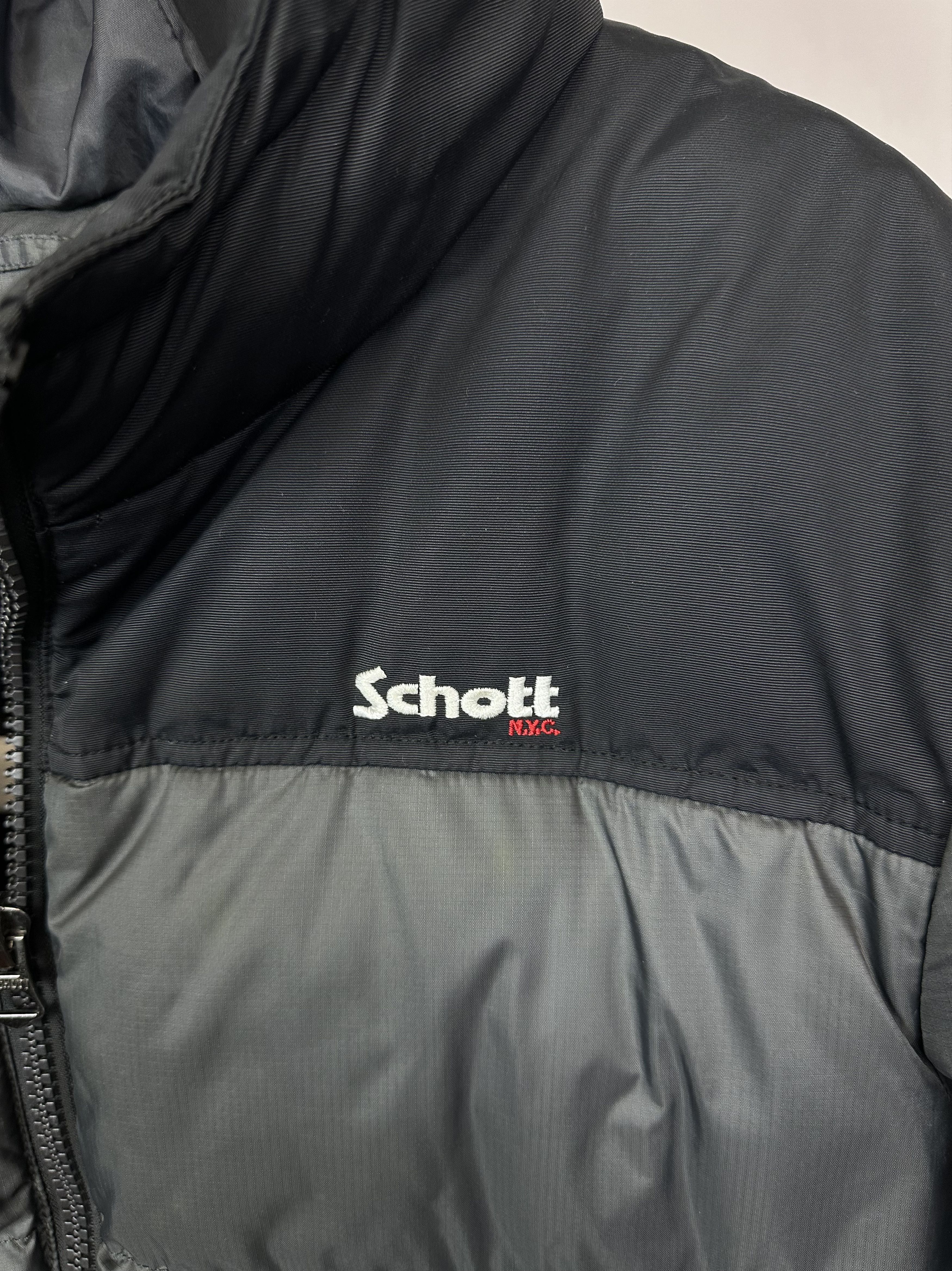 Schott Schott jacket men XL gray black NYC Size US XL / EU 56 / 4 - 10 Thumbnail