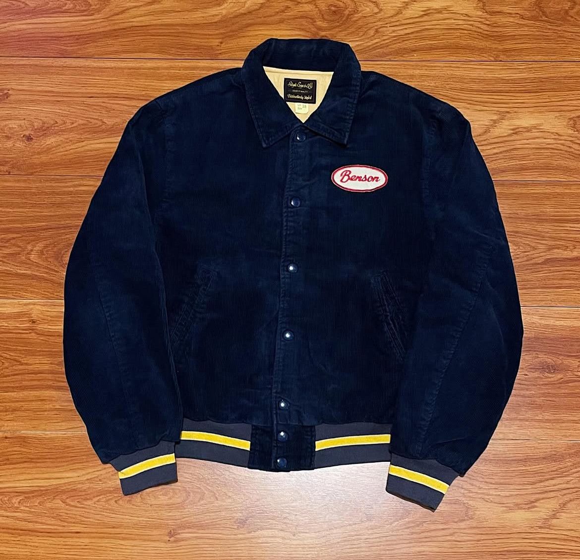 Toyo Enterprises 2000s Style Eyes SE10736 Needlework Stadium Corduroy Jacket Size US M / EU 48-50 / 2 - 2 Thumbnail
