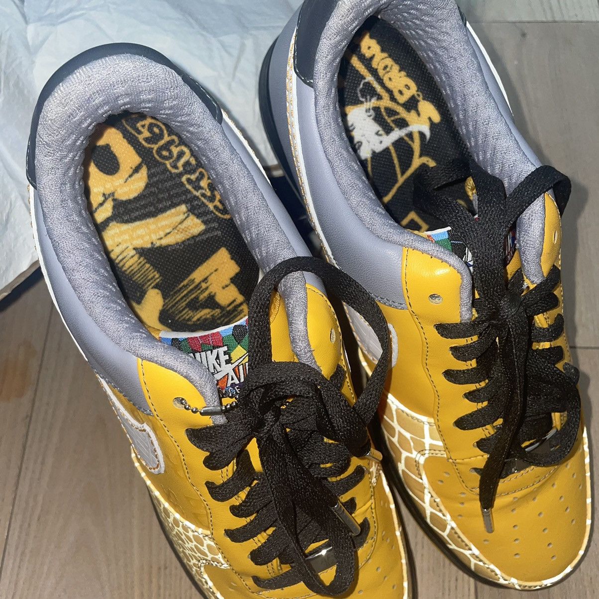 Nike Air Force 1 Premium '07 South Bronx Choz 2009 Size US 9.5 / EU 42-43 - 3 Thumbnail