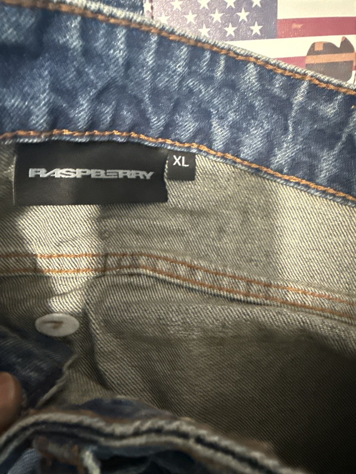 The GV Gallery Miley Cyrus Jeans, (Raspberry/ The Gv Gallery) Size US 36 / EU 52 - 4 Thumbnail
