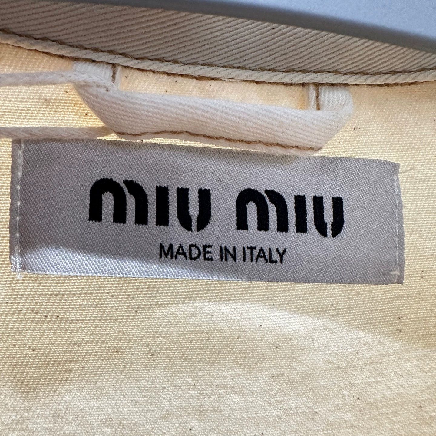 Miu Miu MIU MIU may435 logo pocket short sleeve shirt 38 Size XS / US 0-2 / IT 36-38 - 3 Thumbnail