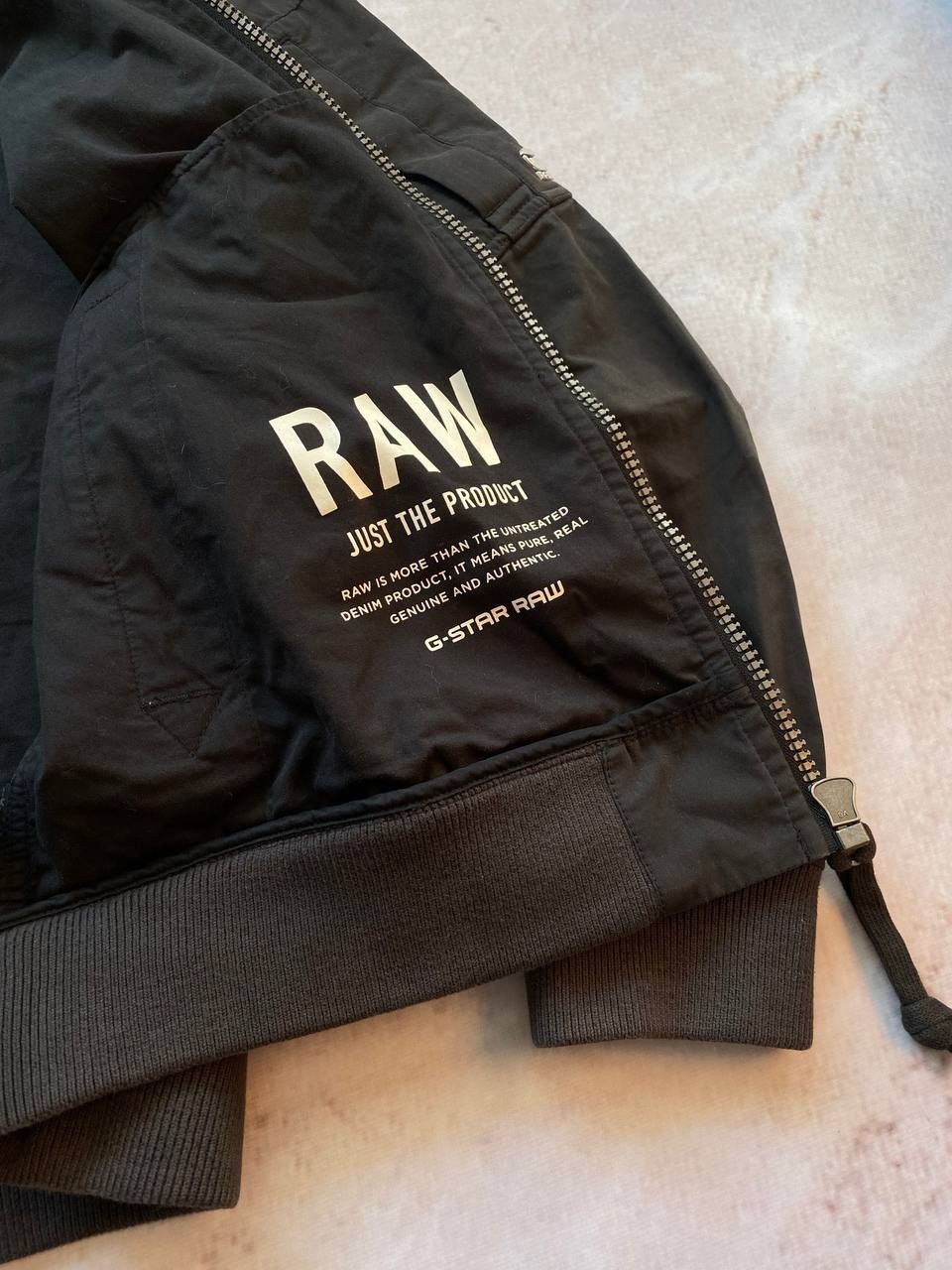 G-Star × Vintage Vintage G-Star Raw Bomber Jacket Size US XL / EU 56 / 4 - 6 Thumbnail