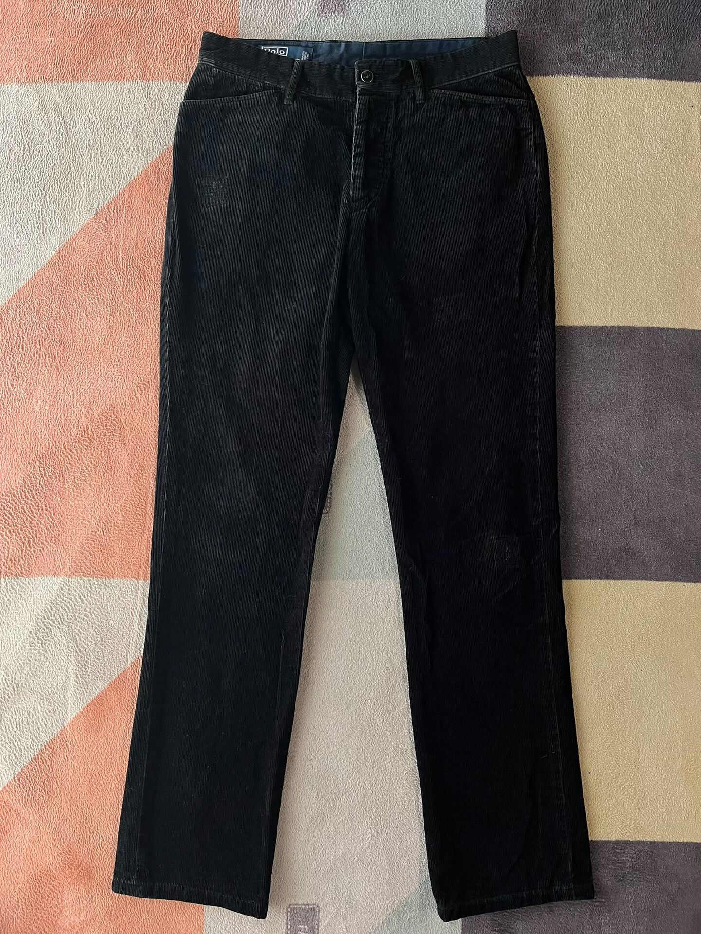 Ralph Lauren Patched Distressed Corduroy Pants