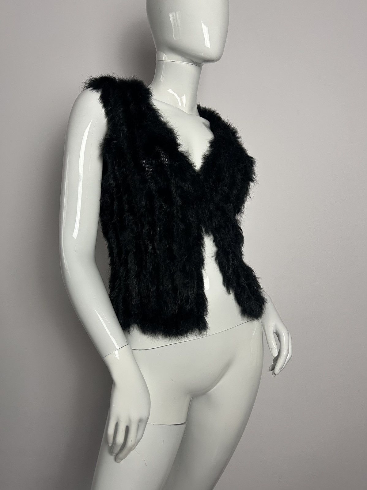 Other Perfect black rabbit fur vest Size S / US 4 / IT 40 - 4 Thumbnail