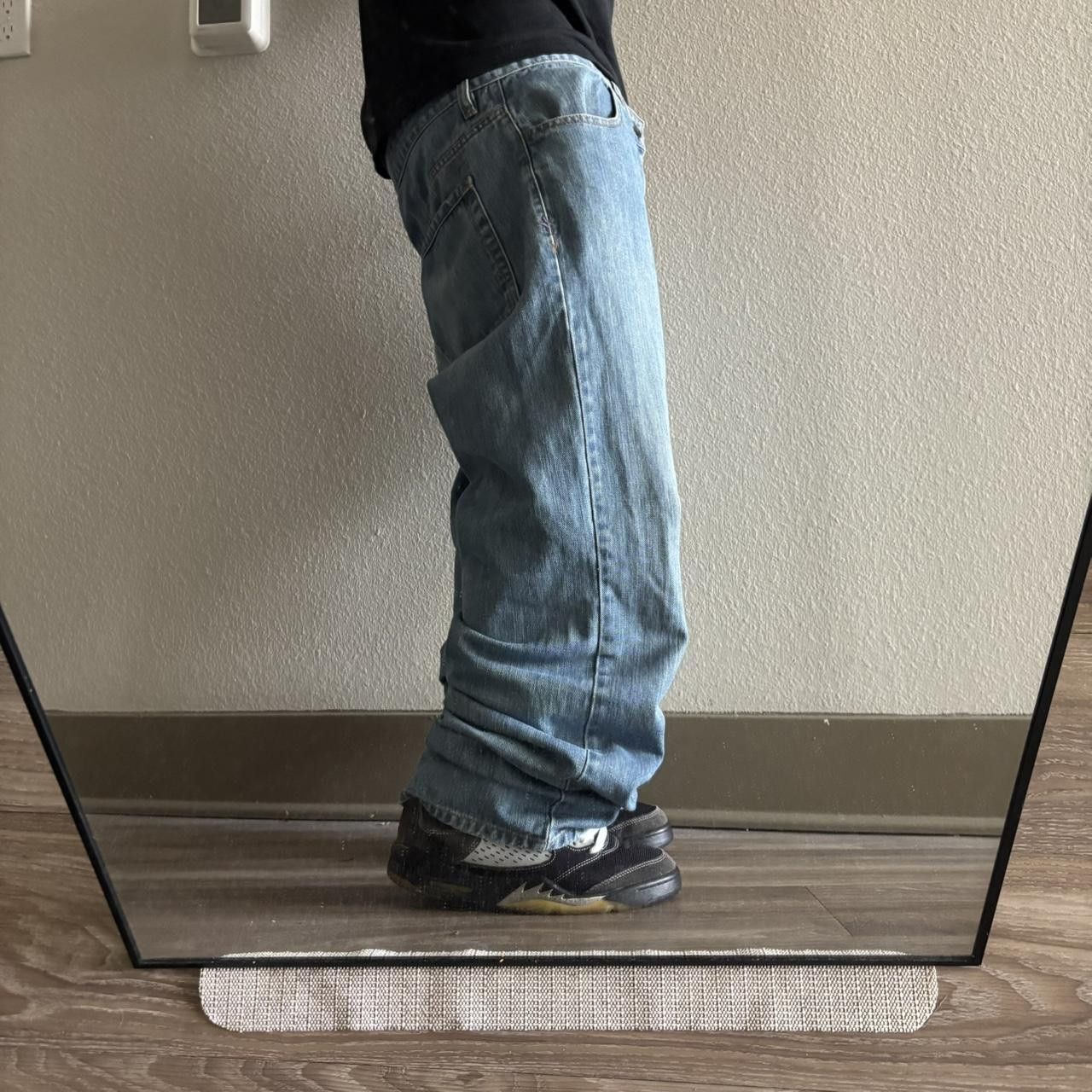 Hurley Crazy Vintage Y2K/2000s Baggy Hurley Skater Style Denim Jeans! 38x32 Size US 38 / EU 54 - 2 Thumbnail