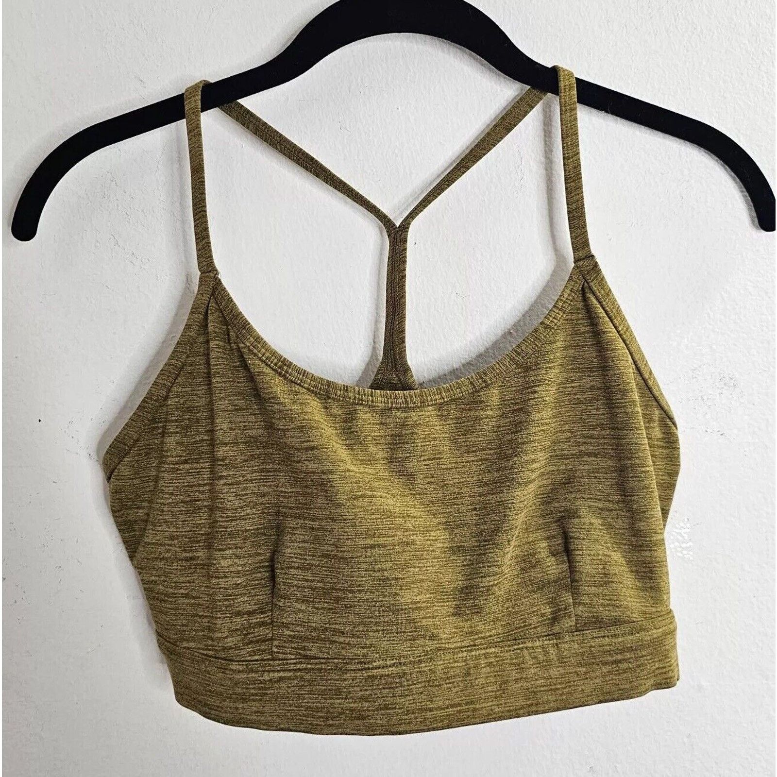 Other Joy Lab Olive Green Racer Back Spaghetti Strap Sports Bra M Size M / US 6-8 / IT 42-44 - 1 Thumbnail