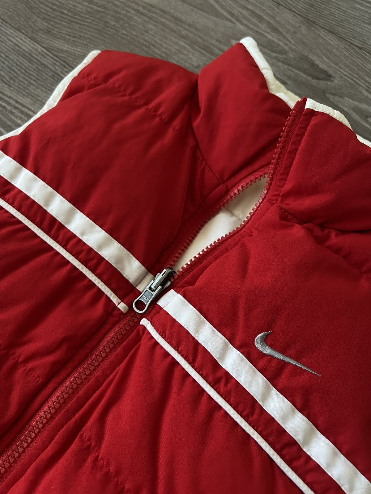 Vintage ‼️Vintage Embroidered Swoosh Logo Insulated Reversible Vest‼️ Size S / US 4 / IT 40 - 9 Thumbnail