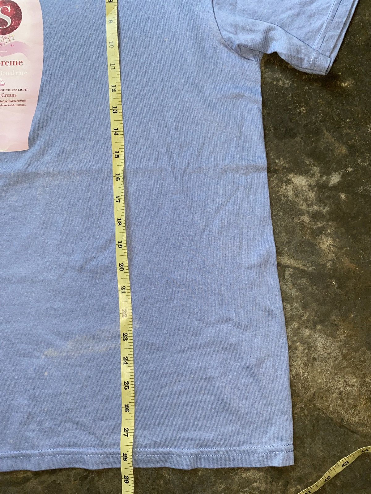 Supreme Supreme Super Cream Tee FW19 Size US XL / EU 56 / 4 - 10 Thumbnail
