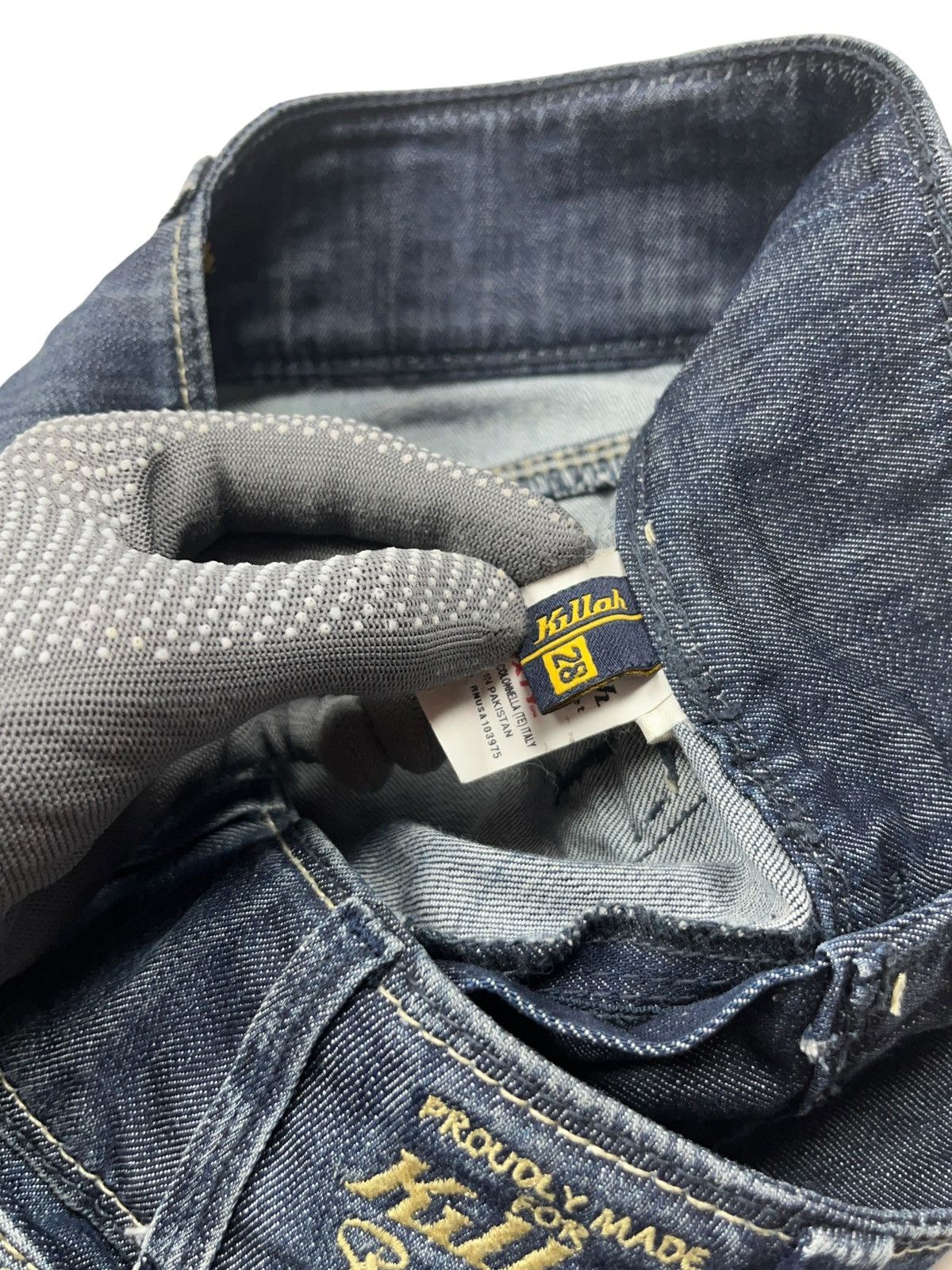 Japanese Brand × Miss Sixty × Vintage Vintage y2k Killah Low Rise Jeans Distressed Denim Size 28" / US 6 / IT 42 - 7 Thumbnail