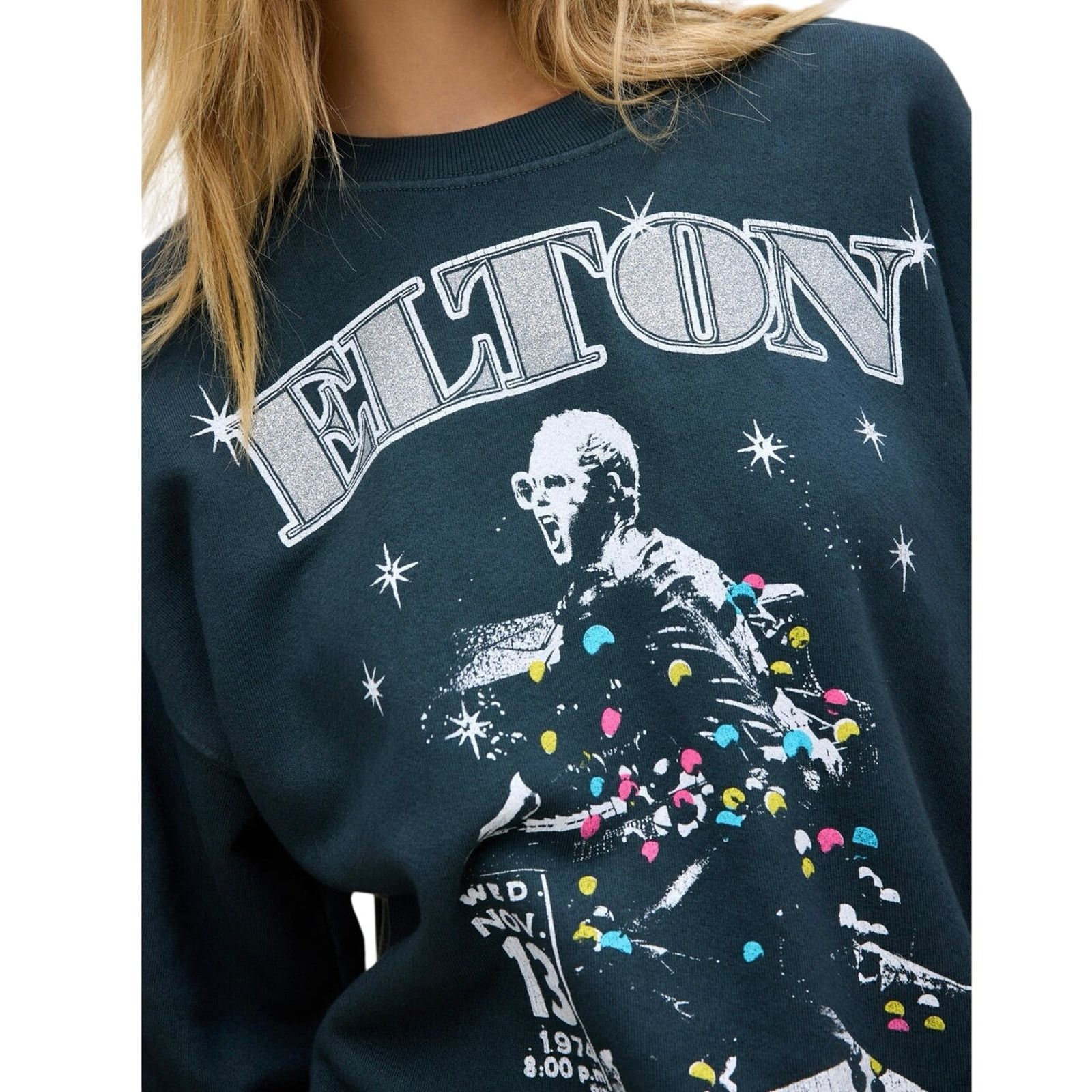 Daydreamer DAYDREAMER Elton John Olympia Stadium BF Sweatshirt Size S / US 4 / IT 40 - 3 Thumbnail