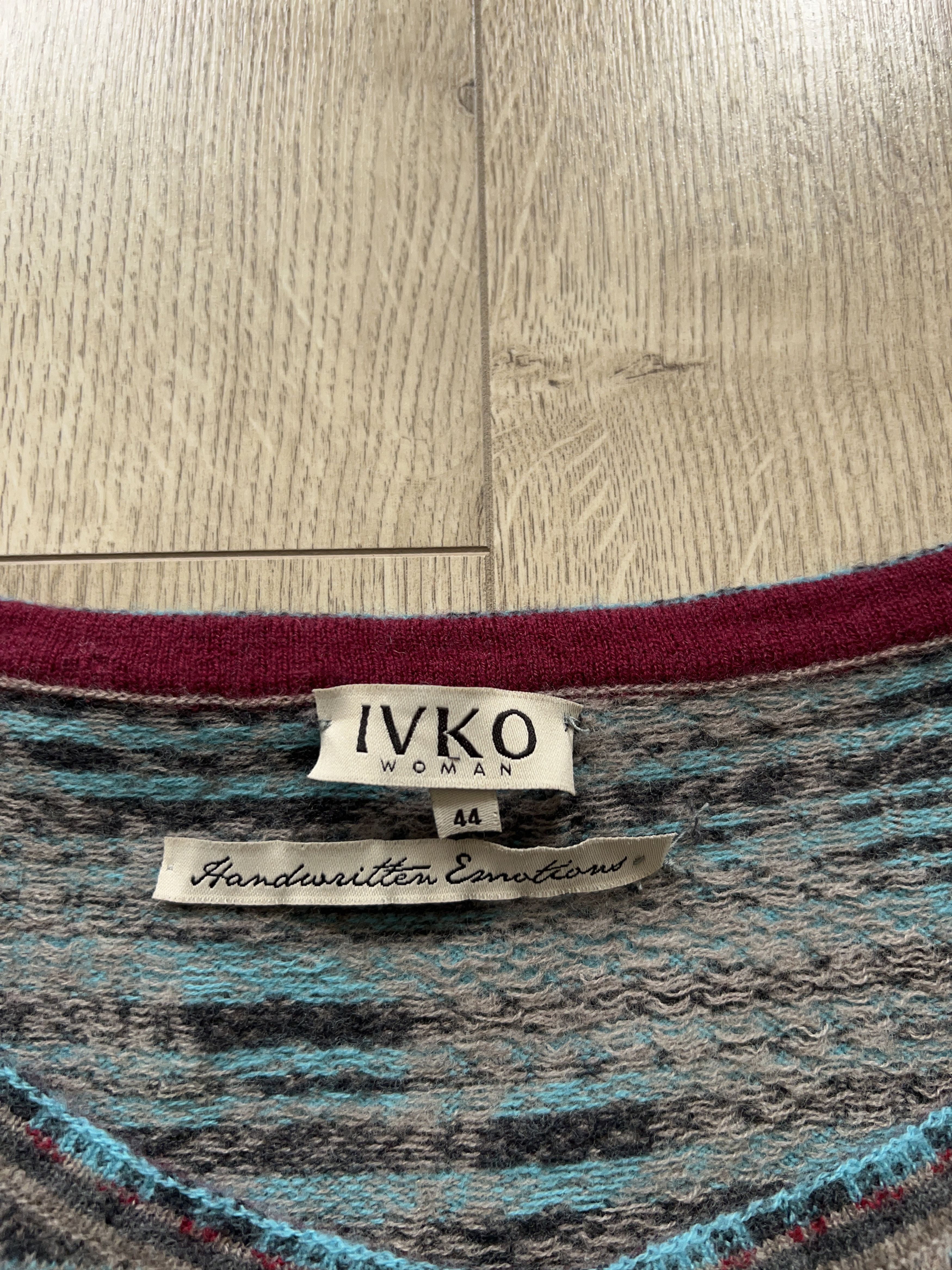 Designer × Traditional Weatherwear IVKO Traditional Float Floral Dress Multicolor Knee Length Size M / US 6-8 / IT 42-44 - 2 Thumbnail