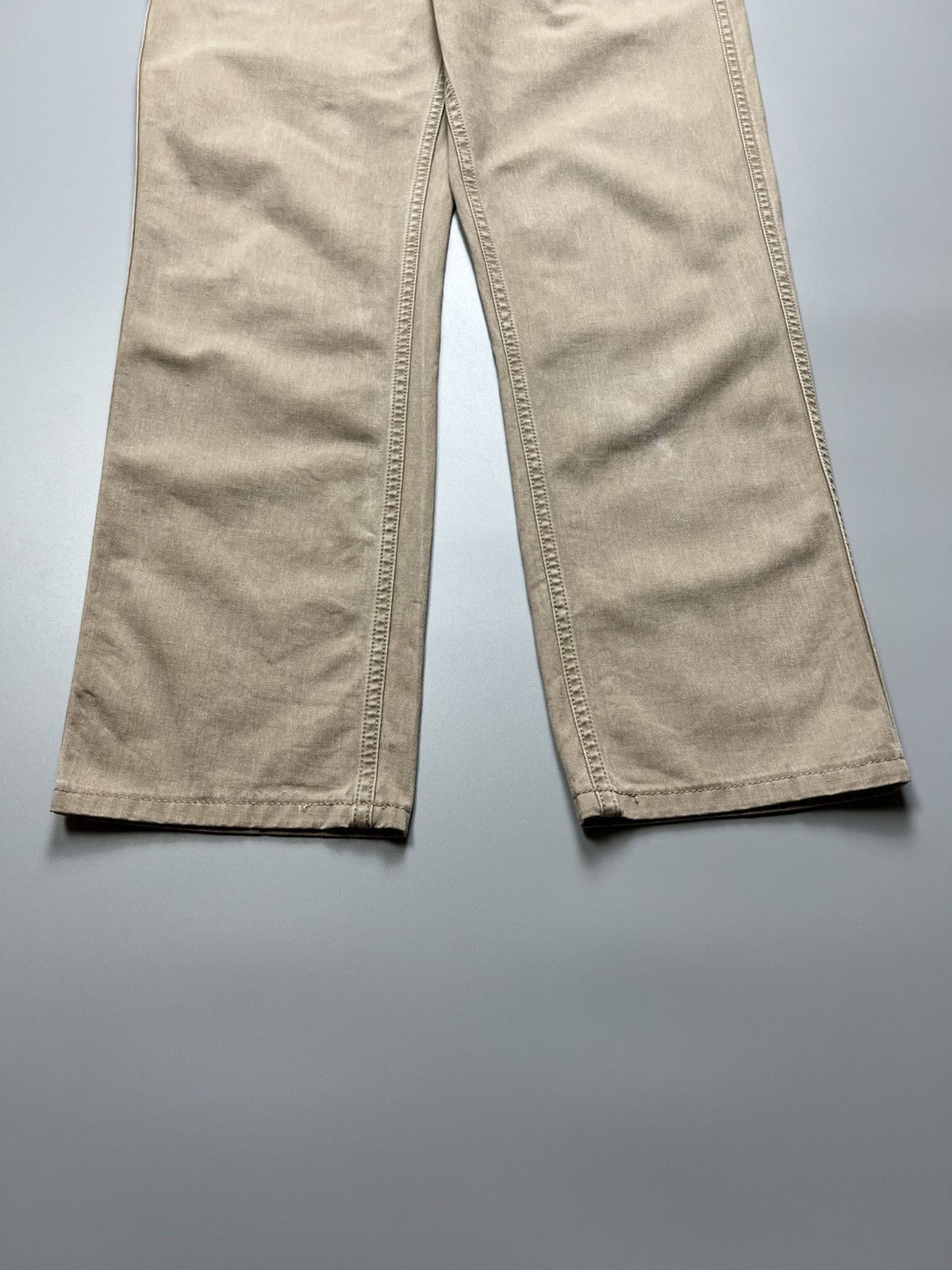 Japanese Brand × Visvim Visvim - Deer Skin Beige Mens Chino - Pants Size US 32 / EU 48 - 4 Thumbnail