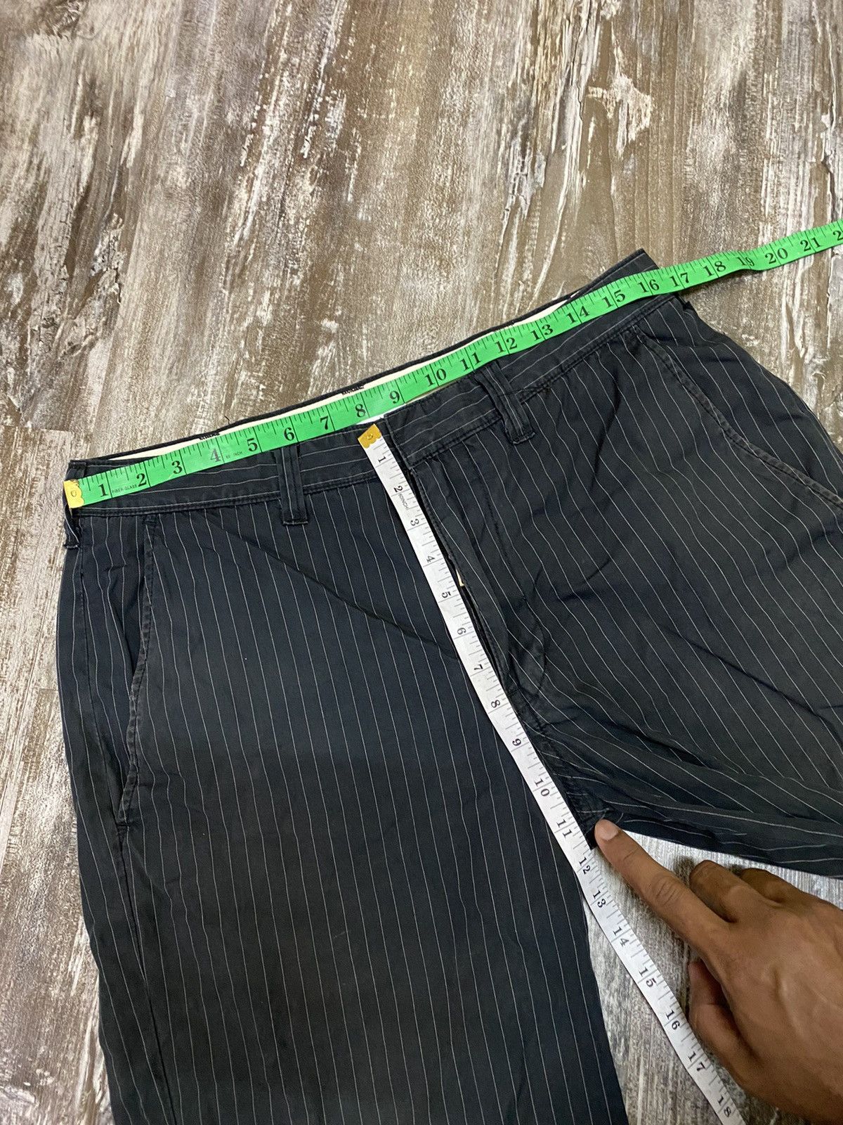 Bape A bathing Ape - Striped Chino Shorts Size US 33 - 9 Thumbnail