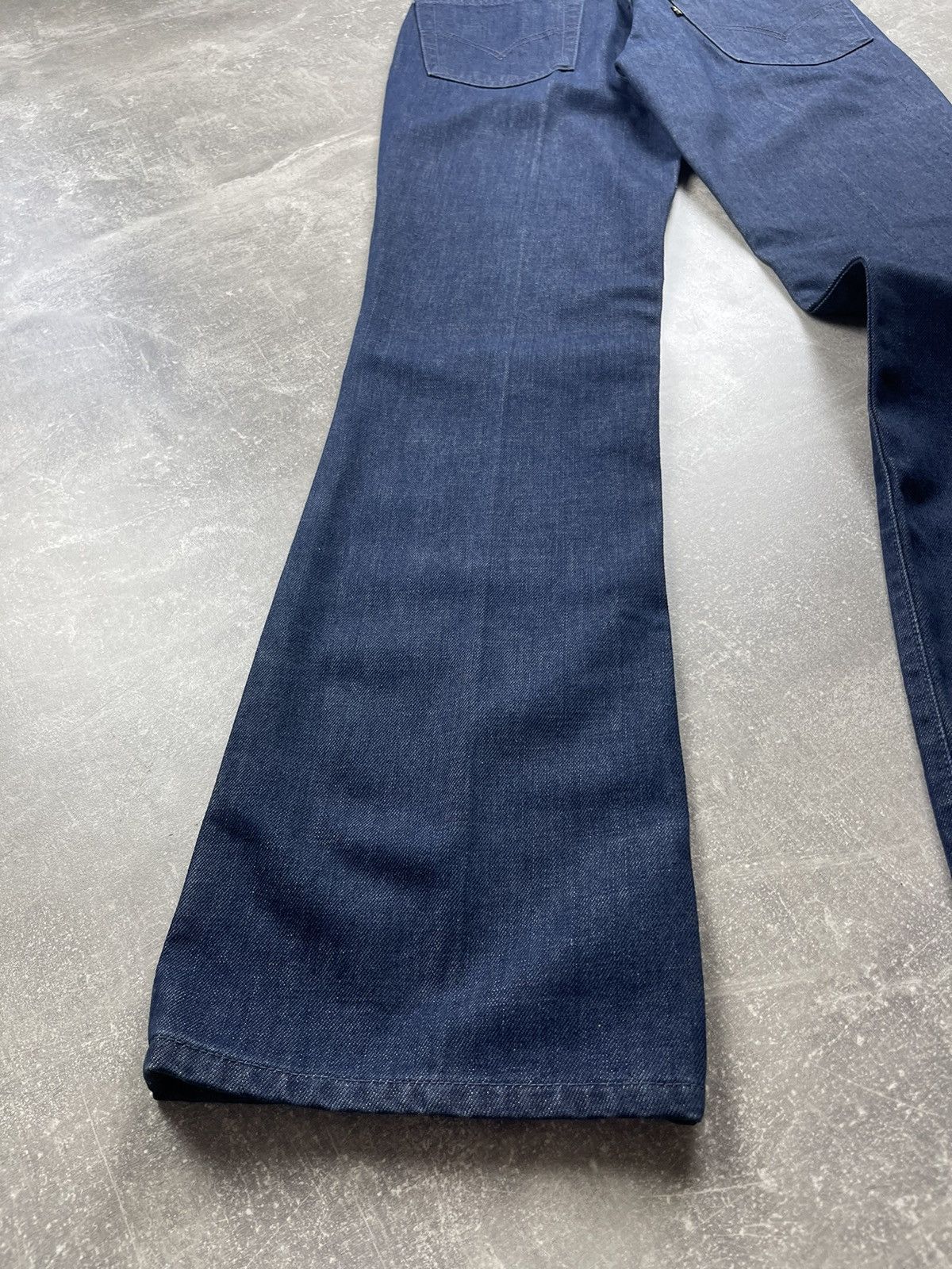 Levi's Vintage Clothing × Vintage Levi’s 525 Archives STA-Prest Navy Flared Boot Cut Jeans Size US 29 - 3 Thumbnail