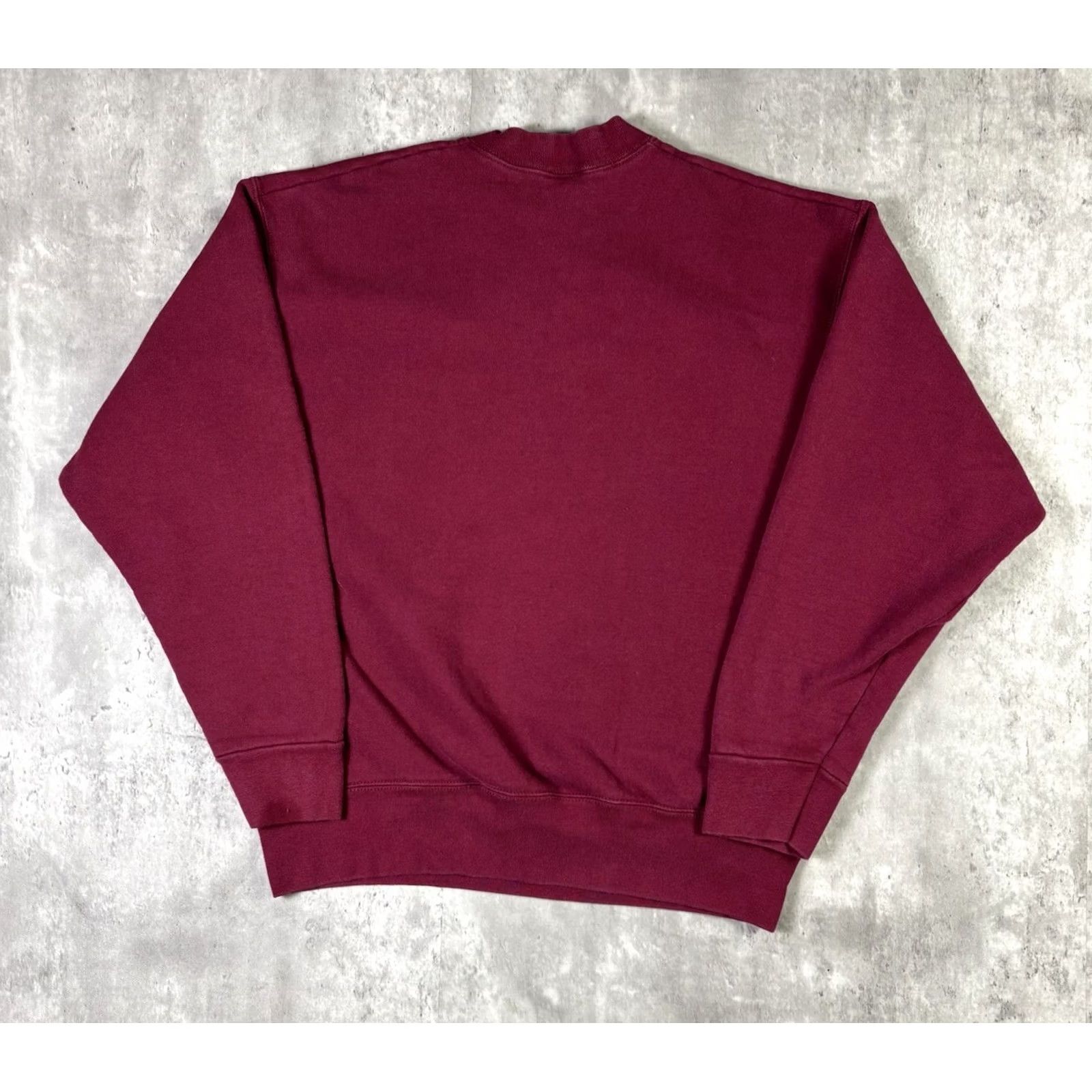 Fruit Of The Loom VINTAGE Penn Brewery Sweatshirt Red 90s Mens Large Cotton Graphic Print Pullover with Angel Pattern Penn Dark Lager Beer Promo Size US L / EU 52-54 / 3 - 2 Thumbnail
