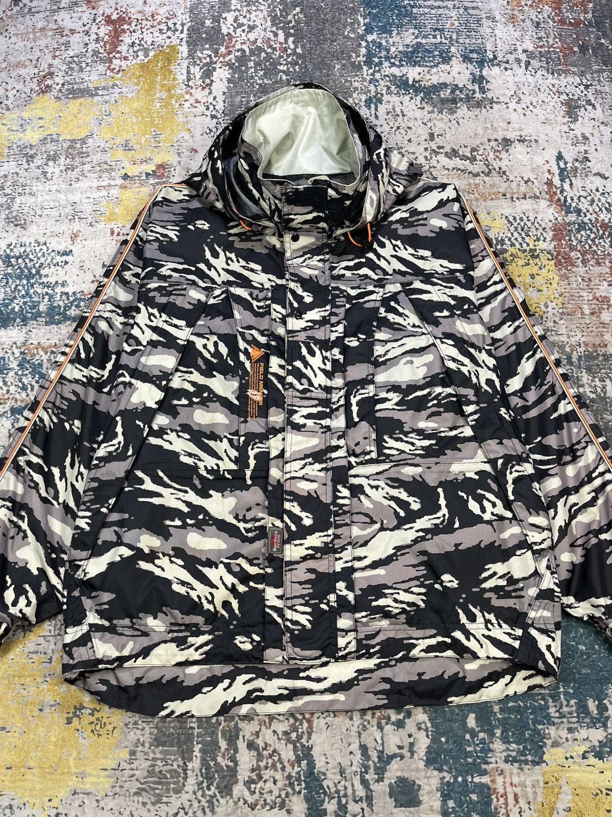 Japanese Brand Ryobi Field Member Camouflage Utility Rain Jackets Size US M / EU 48-50 / 2 - 2 Thumbnail