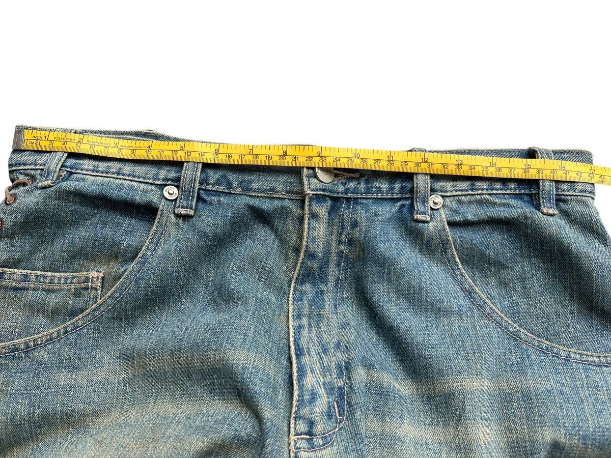 Sean John 2000s Sean John Distressed Sandwash Baggy Denim Jeans 34x31 Size US 34 / EU 50 - 10 Thumbnail