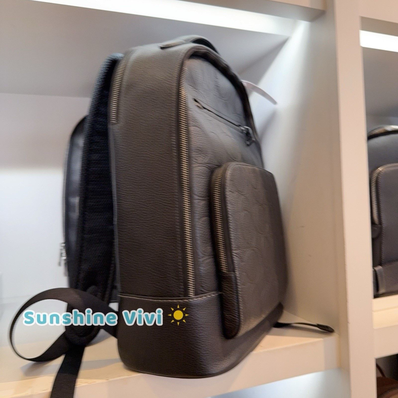 Coach NWT Coach Men’s Ethan Backpack Leather Gunmetal/Black CCF69 Size ONE SIZE - 3 Thumbnail