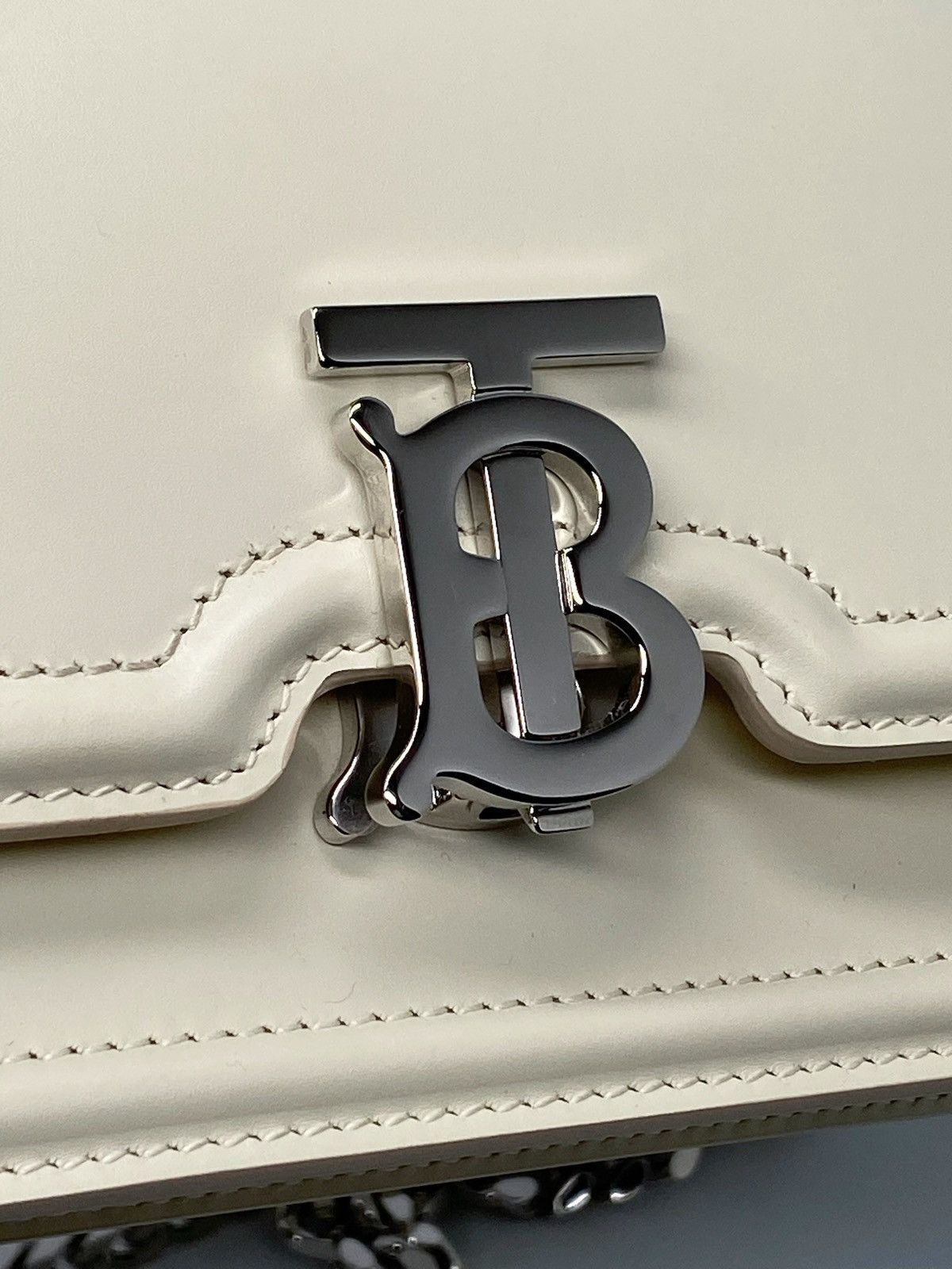 Burberry Burberry TB Elongated Mini Leather Shoulder Bag Size ONE SIZE - 7 Thumbnail