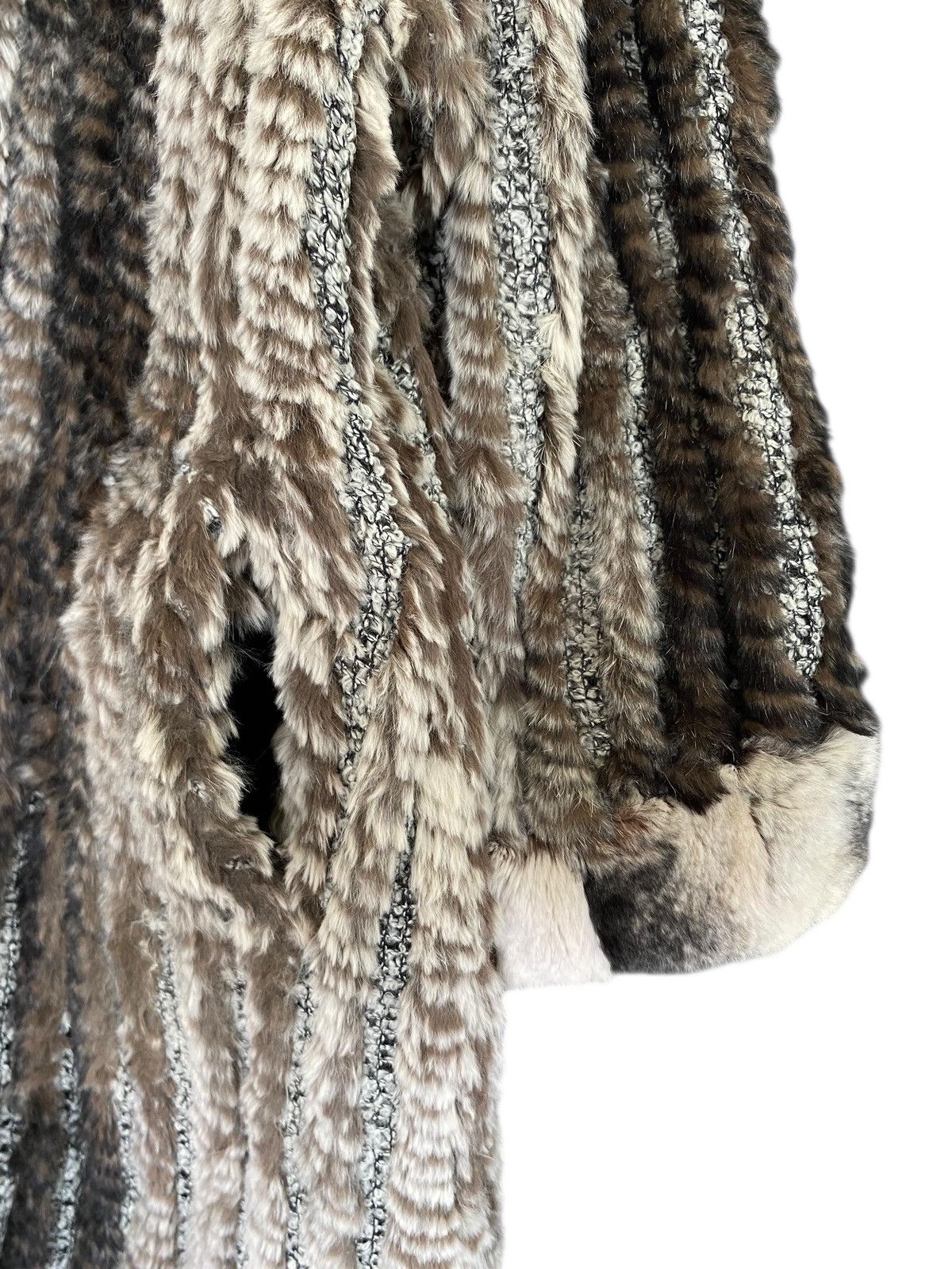 Balmain Very Rare Vintage Balmain 100% Silk Rabbit Fur Parka 1990s Size US L / EU 52-54 / 3 - 11 Thumbnail