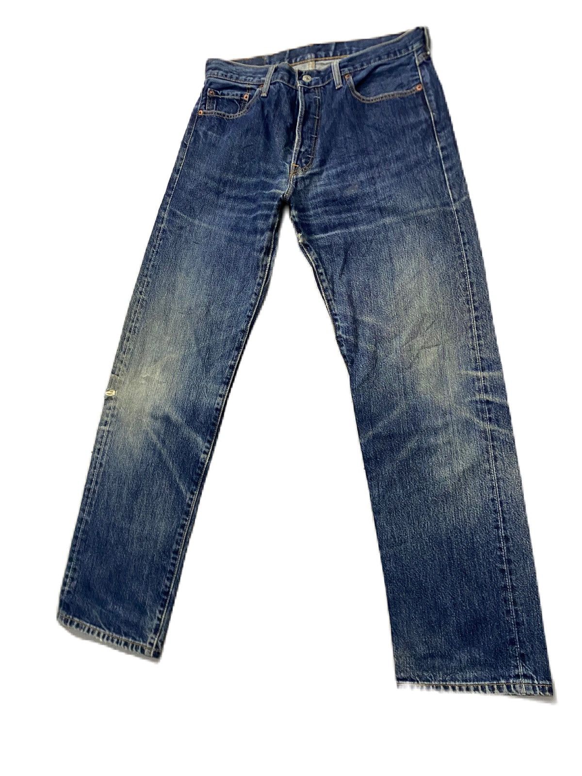 Kapital × Levi's LEVIS 501 BUTTON FLY DISTRESS DESIGN GRUNGE STYLE Size US 32 / EU 48 - 4 Thumbnail