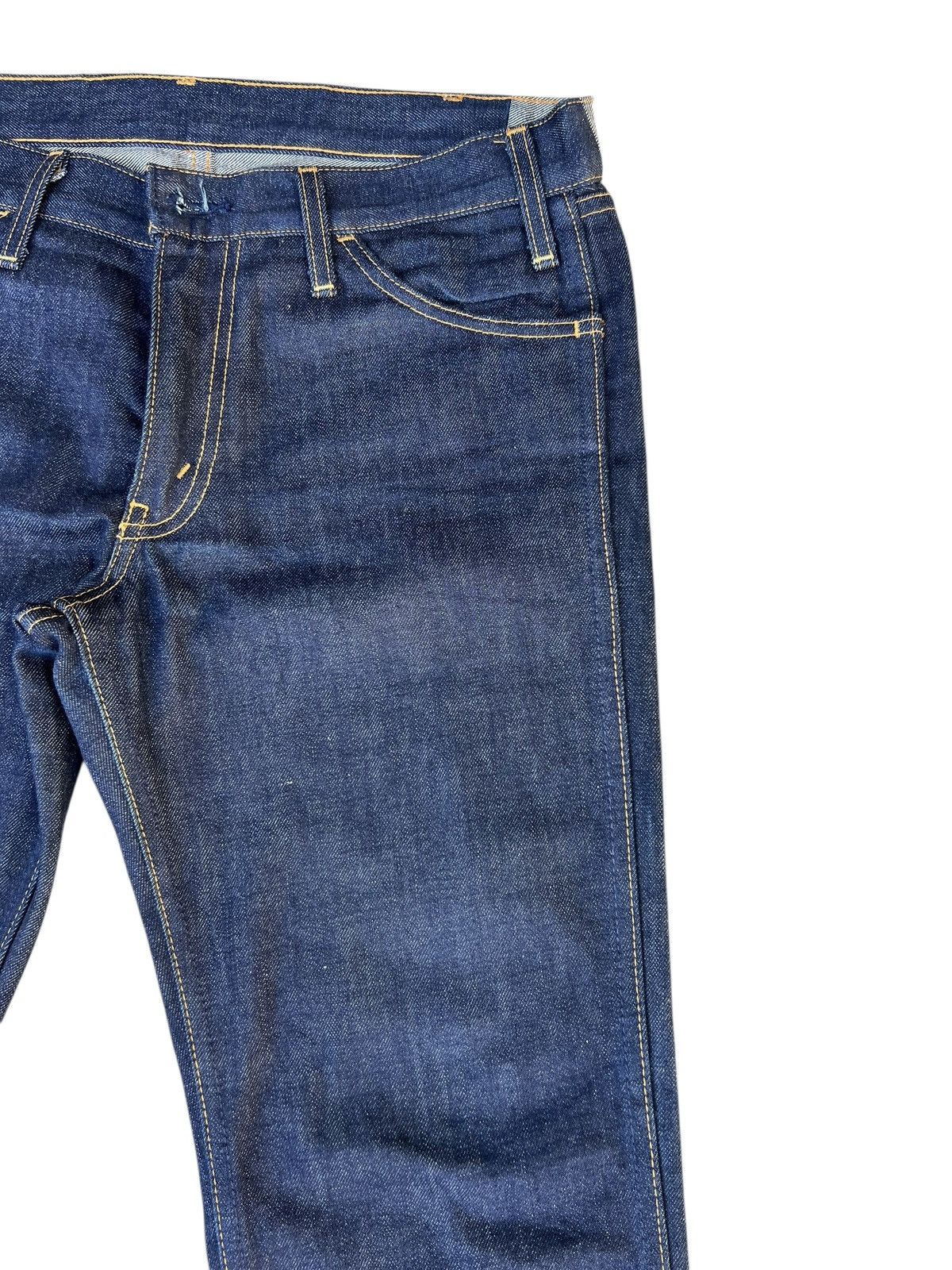 Levi's Vintage Clothing Vintage 2005 Levi’s 606 Big E Orange Tab Denim Skinny Jeans Size US 32 / EU 48 - 20 Thumbnail