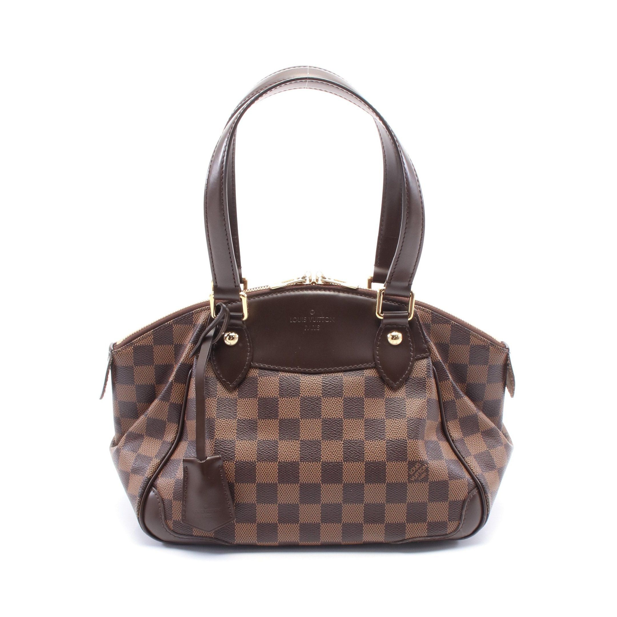 Louis Vuitton Louis Vuitton Verona Pm Damier Ebene Shoulder Bag Leather Brown Size ONE SIZE - 1 Thumbnail