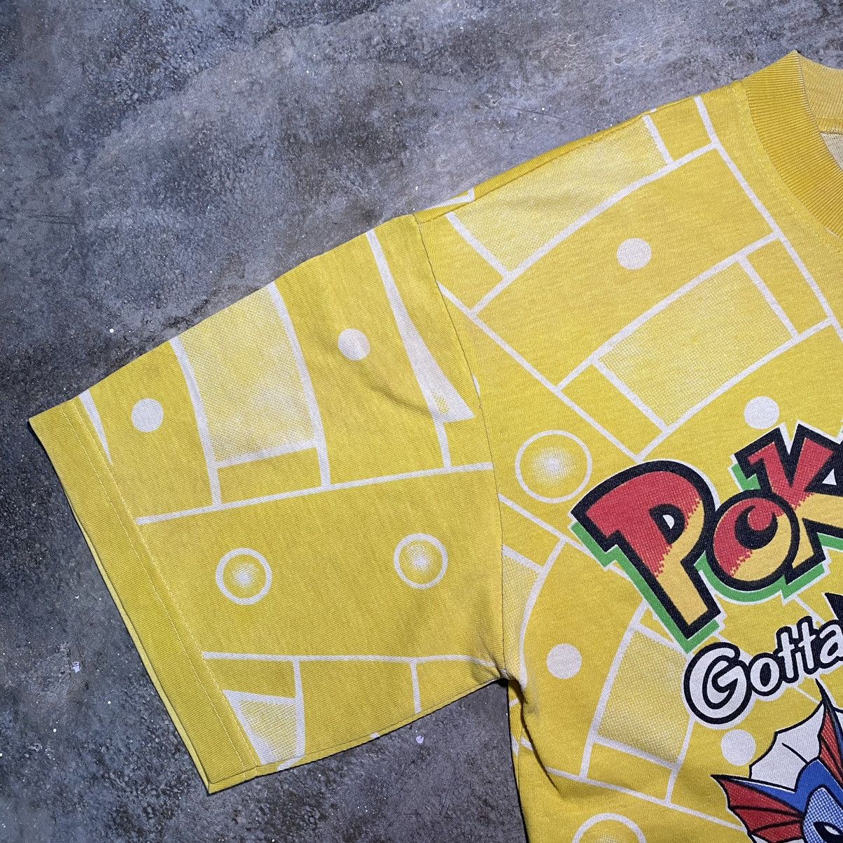 Vintage Vintage 90’s Pokemon Alloverprint T Shirt Bootleg Size US L / EU 52-54 / 3 - 8 Thumbnail