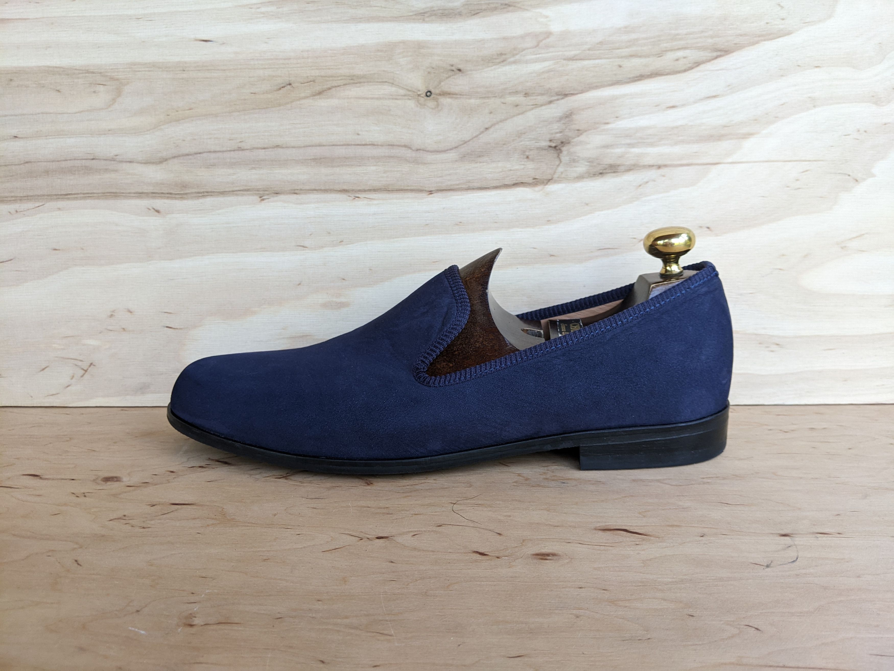 DUKE + DEXTER Duke + Dexter Bowler Loafer Blue Formal Shoes Churchs Prada Size US 11 / EU 44 - 4 Thumbnail