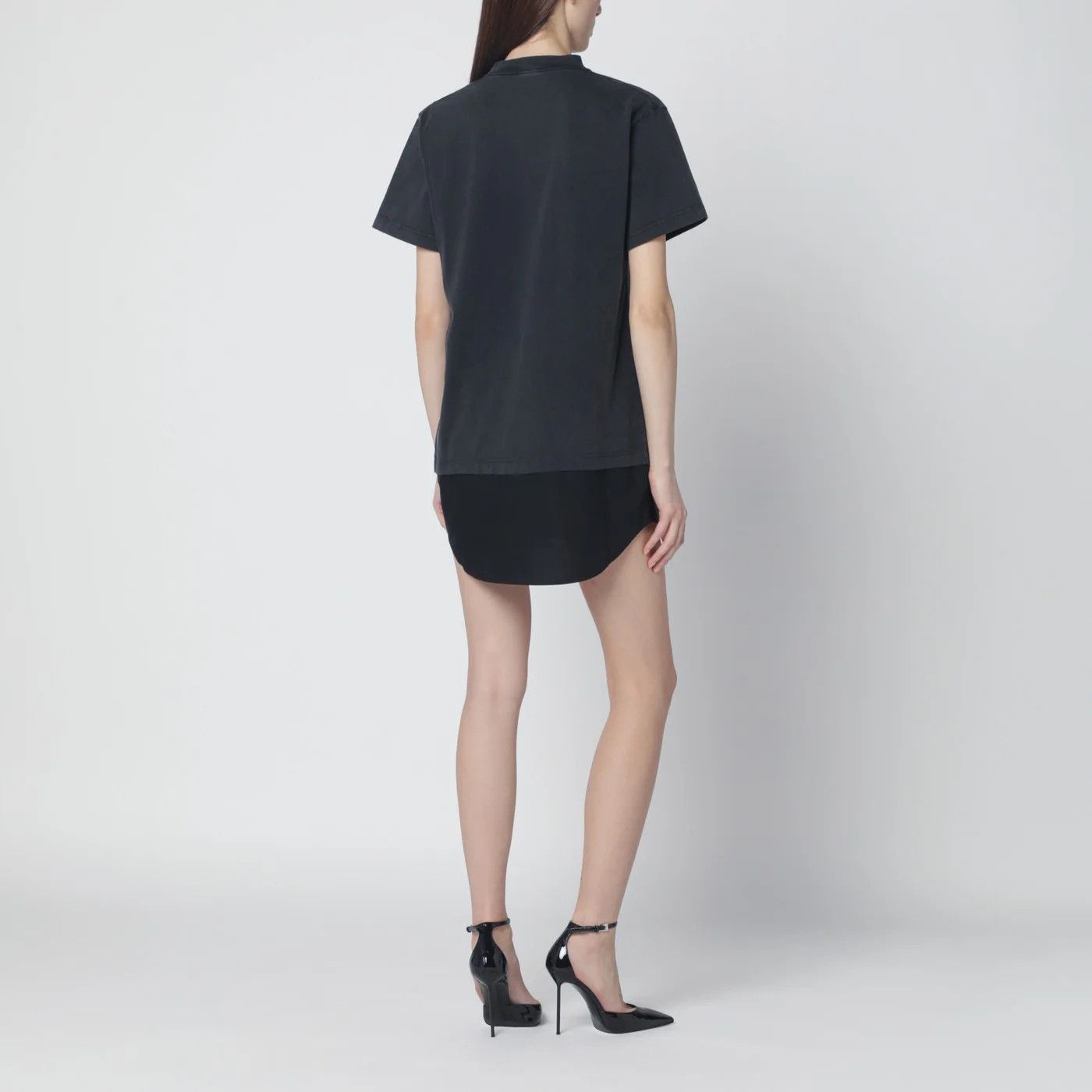 Balenciaga o1d2blof0426 Loop Sports Icon Mini Dress in Black Size S / US 4 / IT 40 - 3 Thumbnail