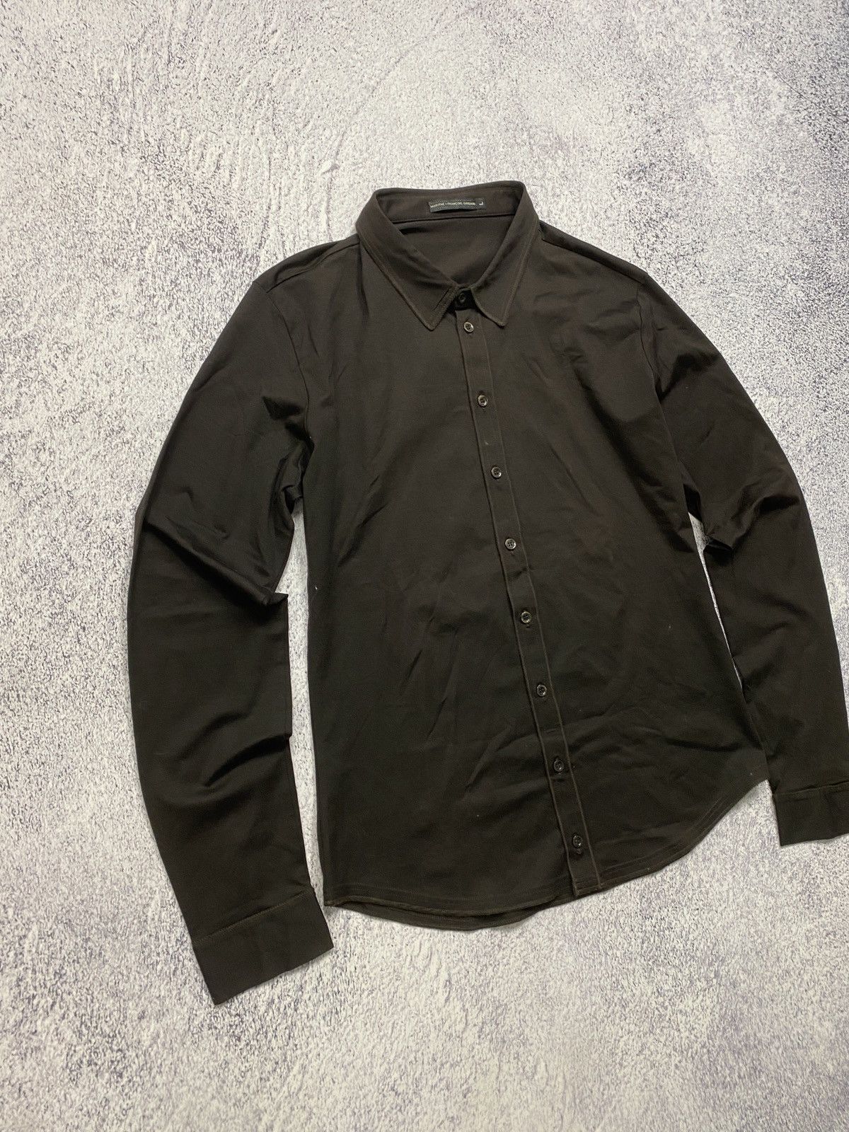 Marithe + Francois Girbaud Marithe Francois Girbaud Brown Button Up Shirt Size L Size US L / EU 52-54 / 3 - 3 Thumbnail