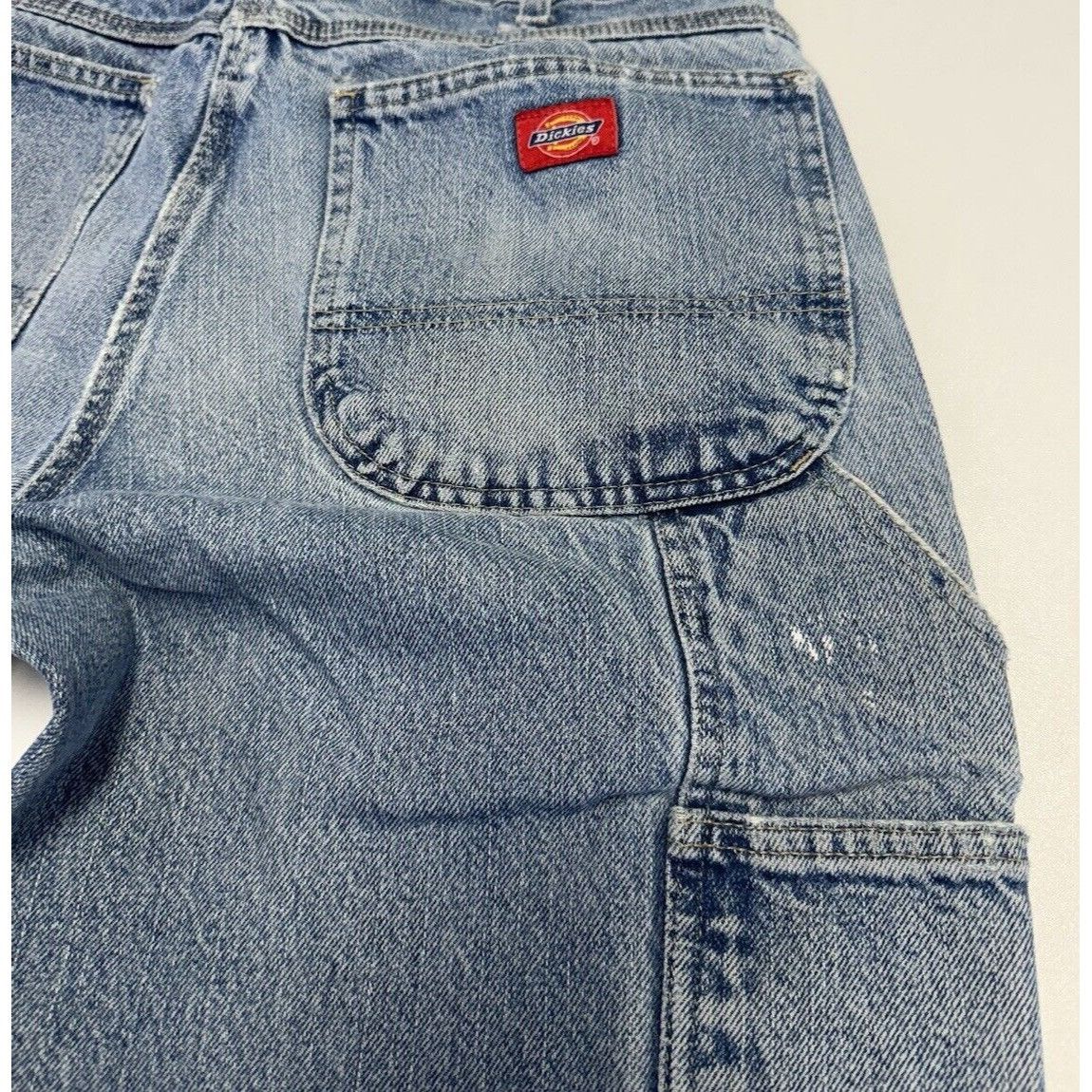 Dickies Dickies Jeans Mens 34x34 Medium Wash Denim Carpenter Blue Size US 34 / EU 50 - 18 Thumbnail