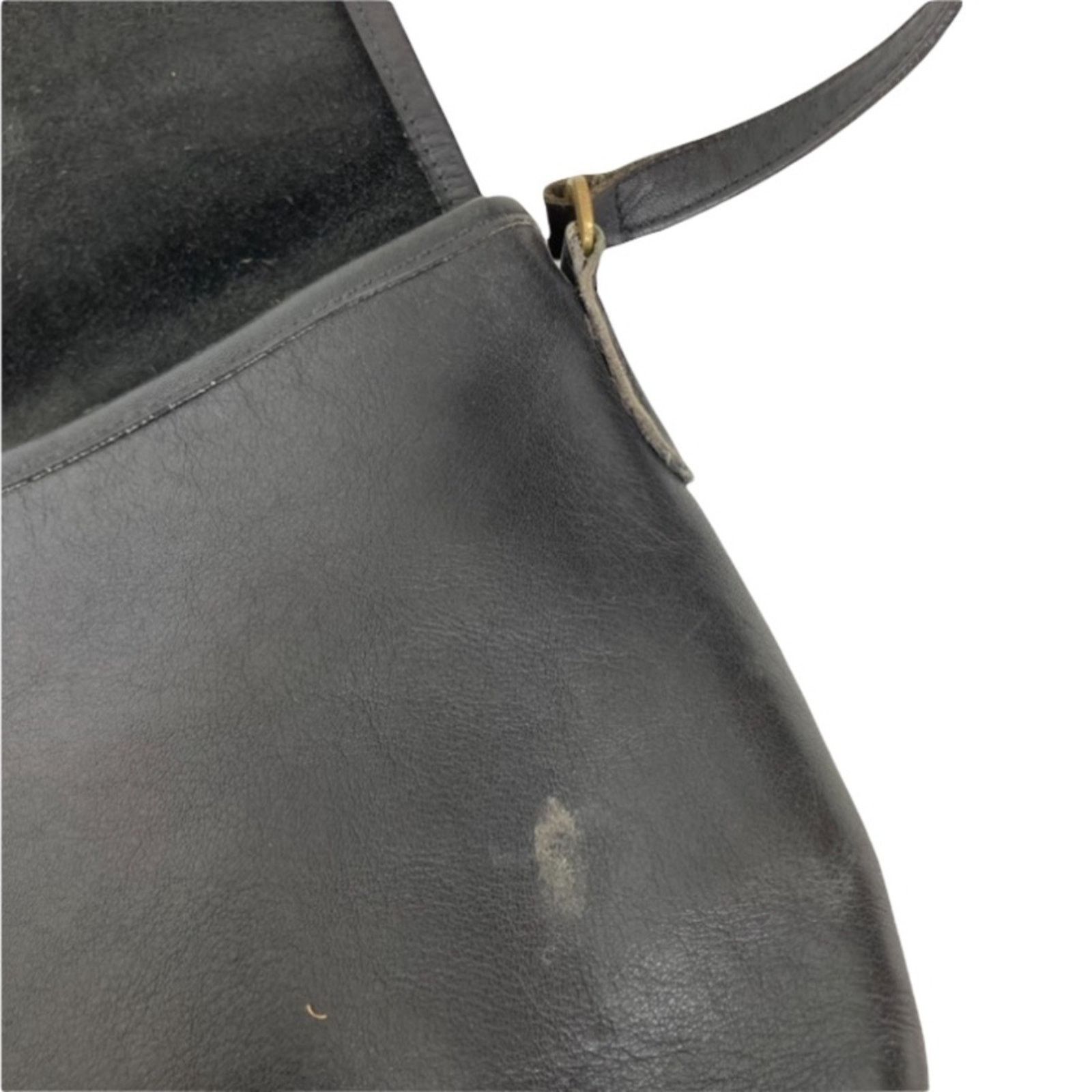 Coach Vintage Coach Black Leather Turnlock Crossbody Bag Size ONE SIZE - 6 Thumbnail