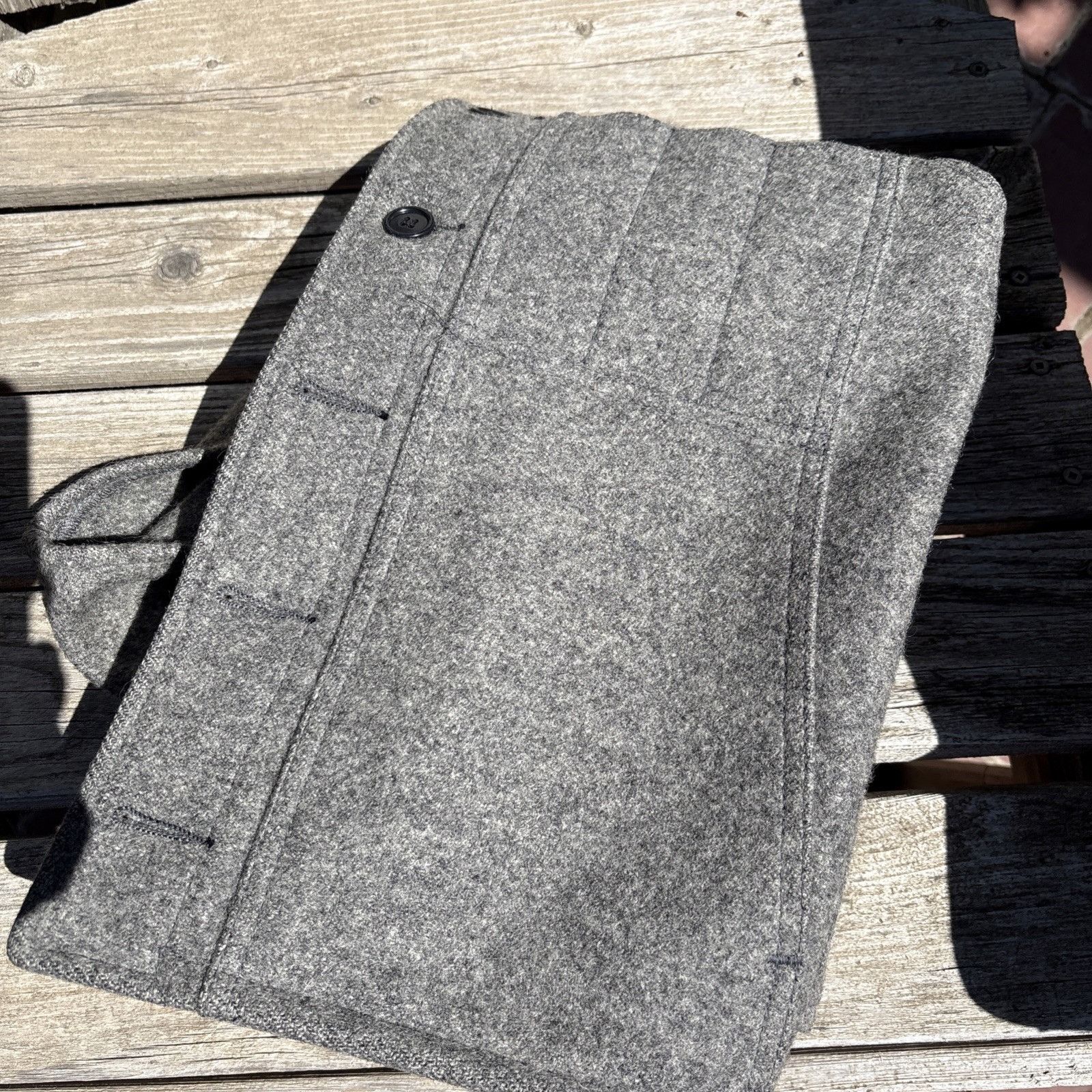 Filson Vintage CC Filson Mackinaw Vest Mens 36 Gray Virgin Wool USA Size US S / EU 44-46 / 1 - 3 Thumbnail