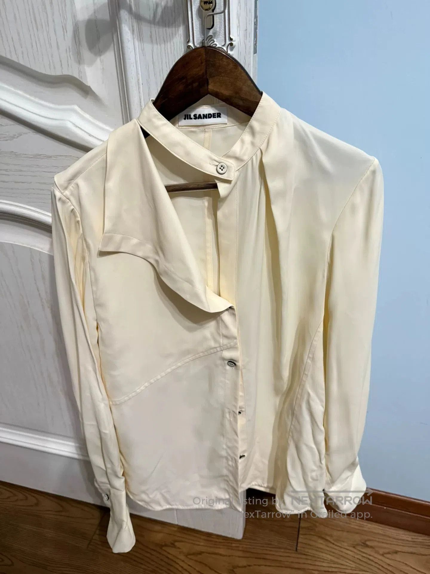 Jil Sander Elegant Jil Sander Sheer Blouse. Size S / US 4 / IT 40 - 1 Thumbnail