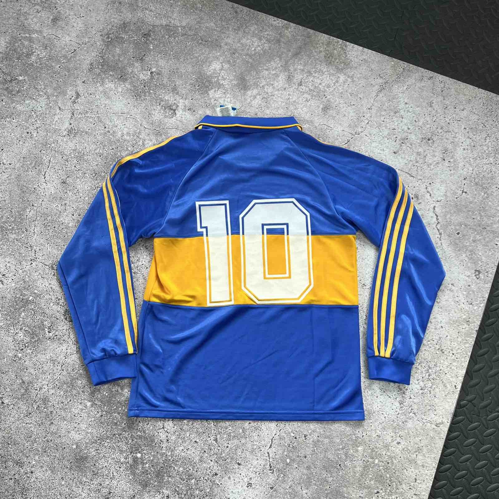 Adidas RETRO BOCA JUNIORS 1993 LONG SLEEVE JERSEY ADIDAS Size US S / EU 44-46 / 1 - 2 Thumbnail