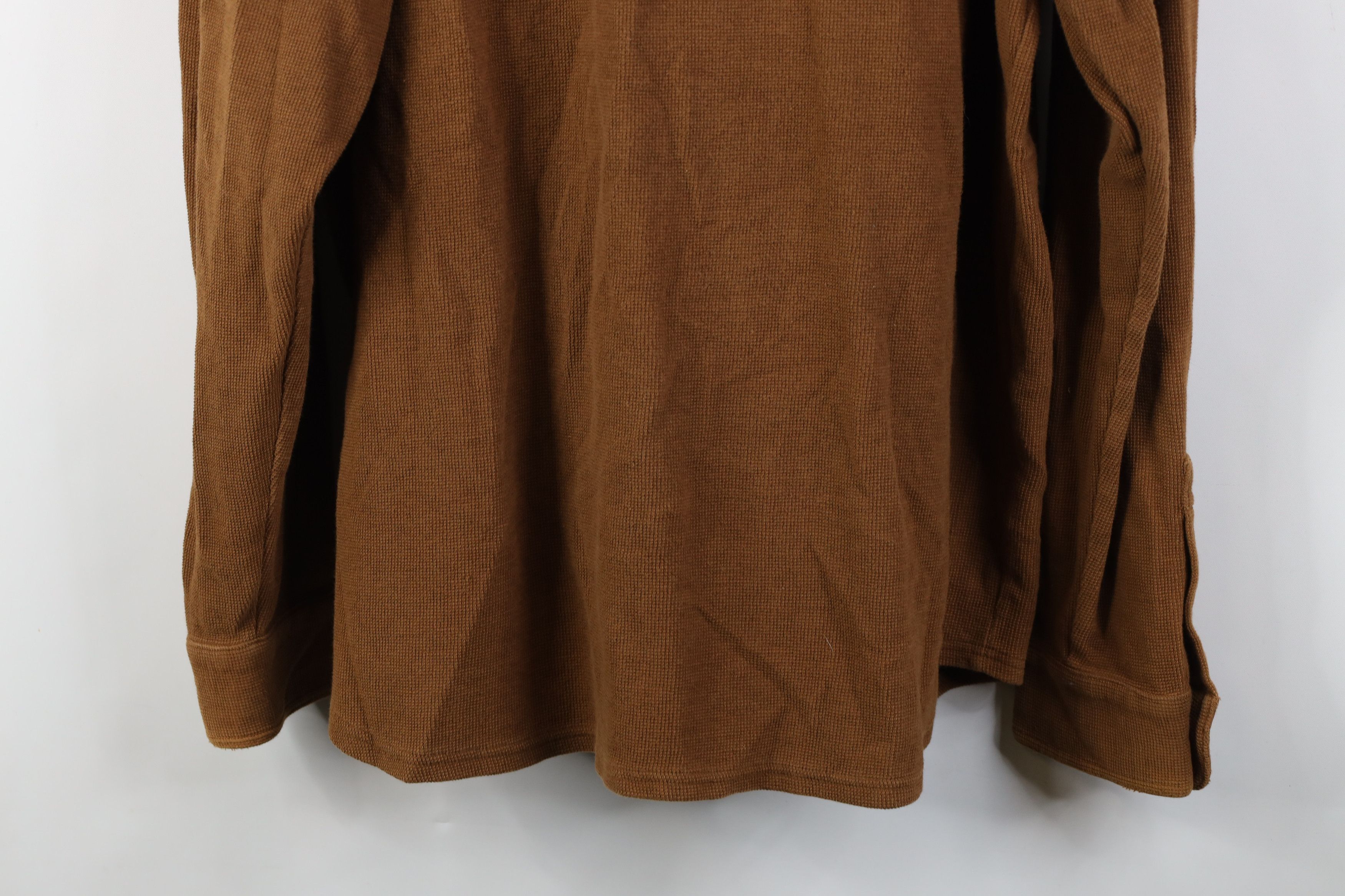 Eddie Bauer Vintage 90s Eddie Bauer Thermal Knit Collared Button Shirt Size US L / EU 52-54 / 3 - 11 Thumbnail