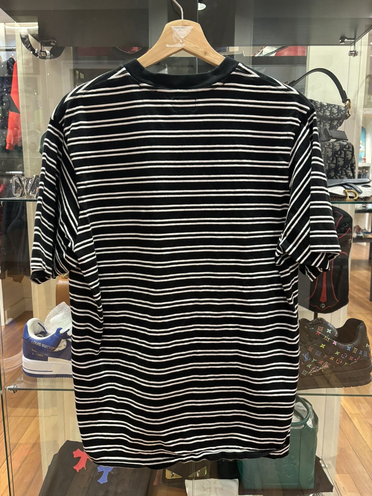 Supreme Supreme Striped Italian Tee Size US L / EU 52-54 / 3 - 2 Thumbnail