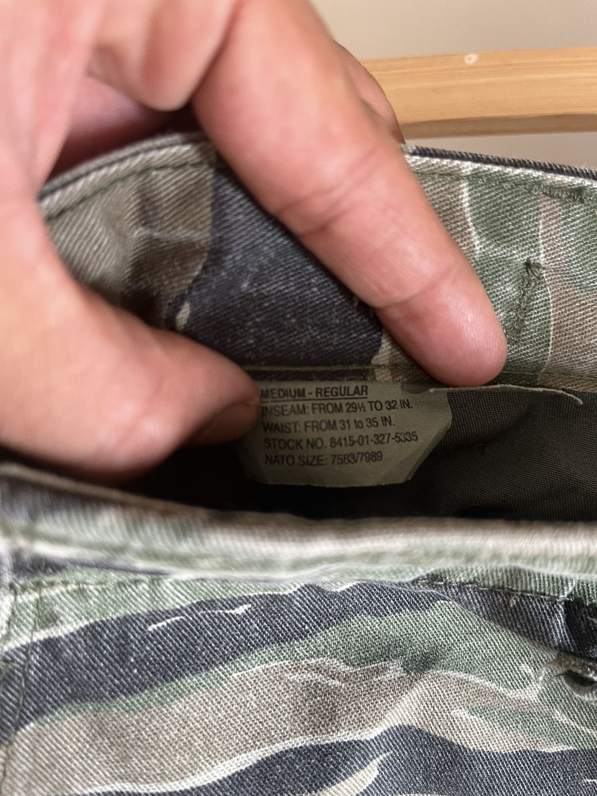 Vintage Vintage Cargo Camo Tiger Stripe Size US 34 / EU 50 - 6 Thumbnail