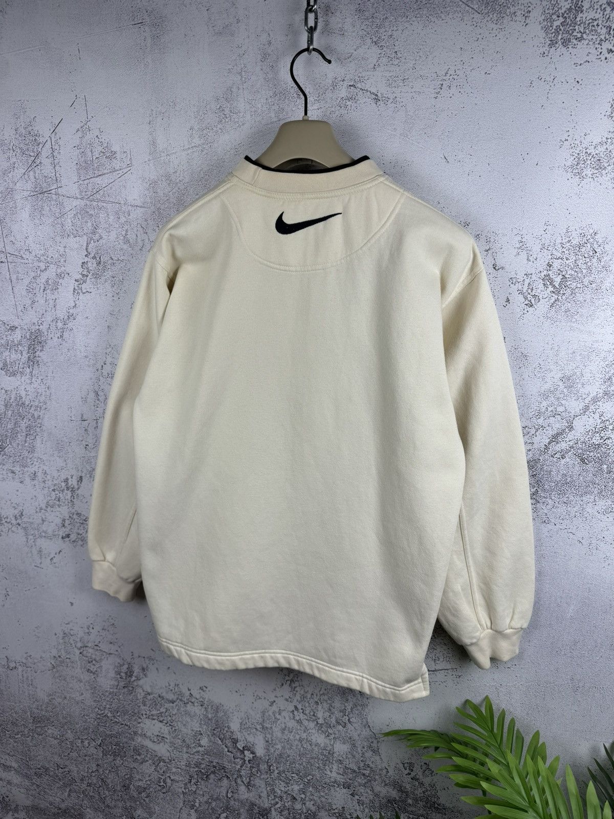 Designer × Vintage Nike vintage spellout sweatshirt Y2K Drill Style size L Size US L / EU 52-54 / 3 - 12 Thumbnail