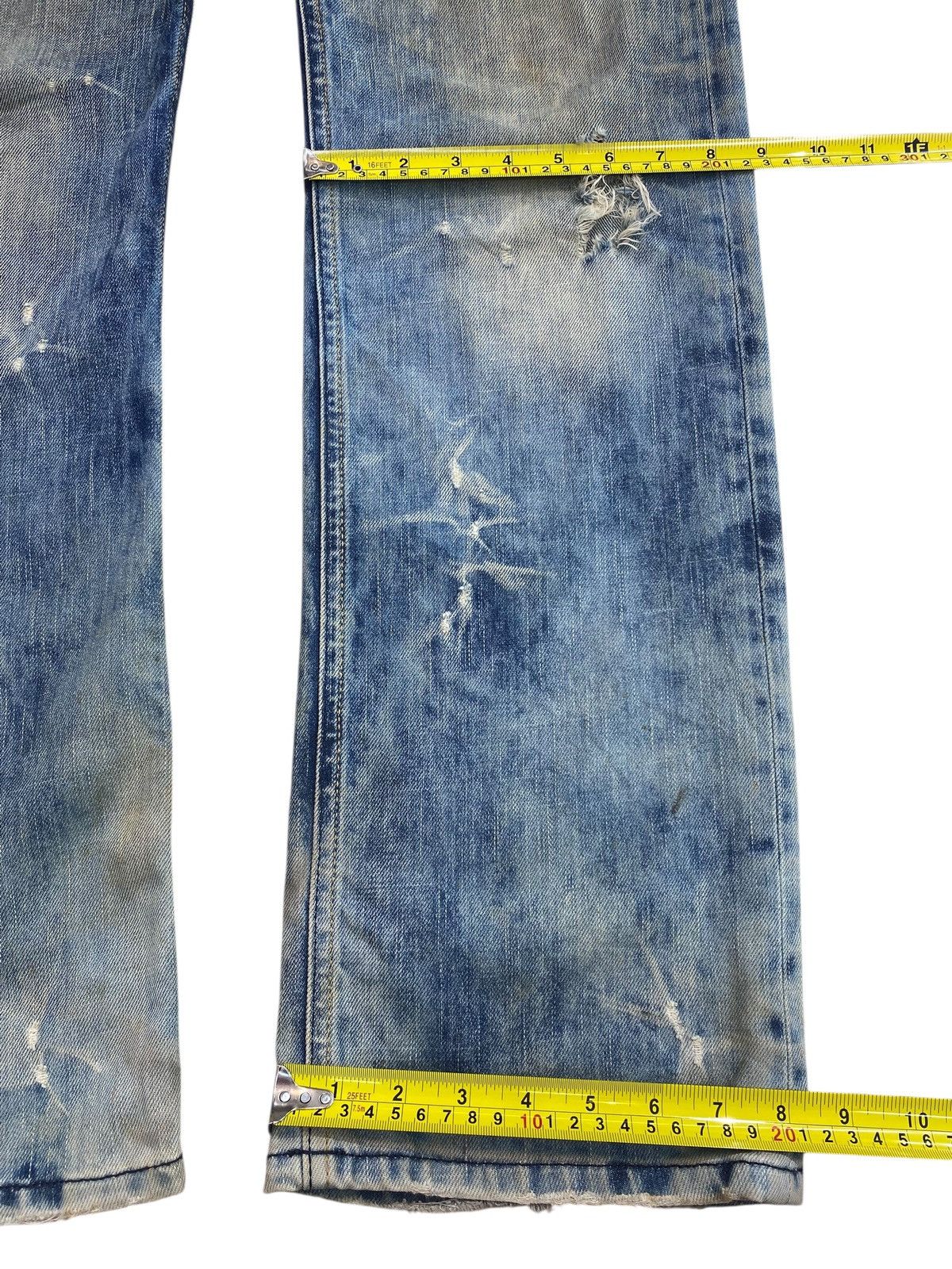 Diesel Diesel Mud Wash Distressed Style Straight Cut Denim Size US 32 / EU 48 - 7 Thumbnail
