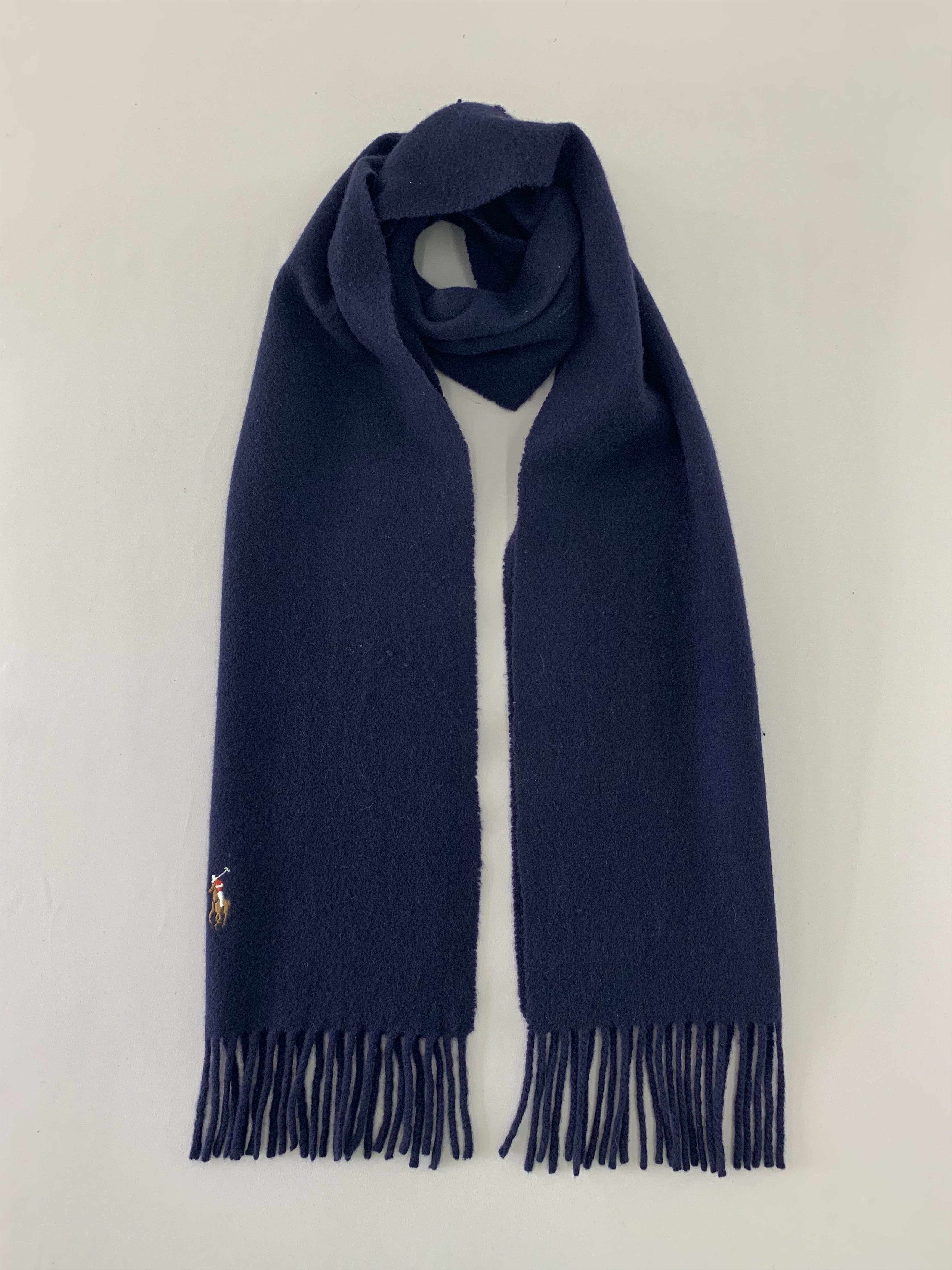 Polo Ralph Lauren Polo Ralph Lauren Scarf Wool Muffler Neck Wrap BL4158 Size ONE SIZE - 1 Thumbnail