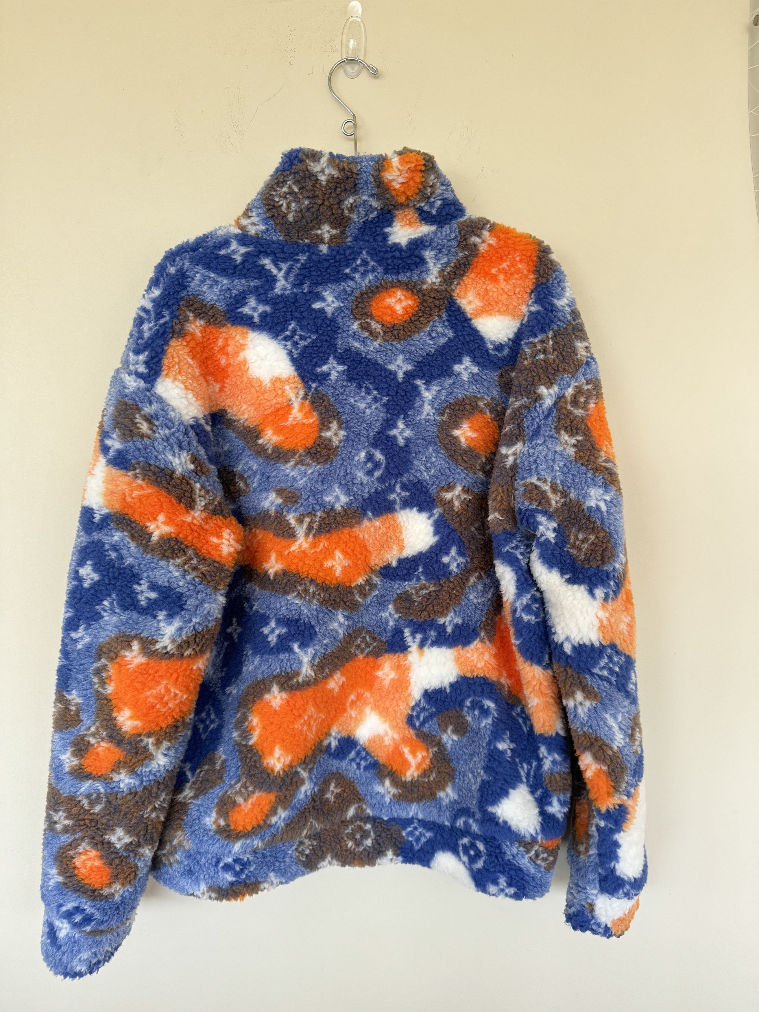 Louis Vuitton LV Jacquard Camo Fleece Blouson Size US L / EU 52-54 / 3 - 4 Thumbnail