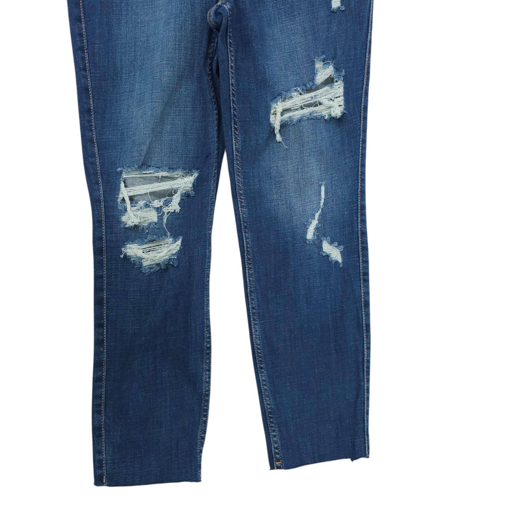 Old Navy Old Navy Extra HIgh Rise Rockstar Super Skinny Crop Jean 10P Size 29" - 10 Thumbnail