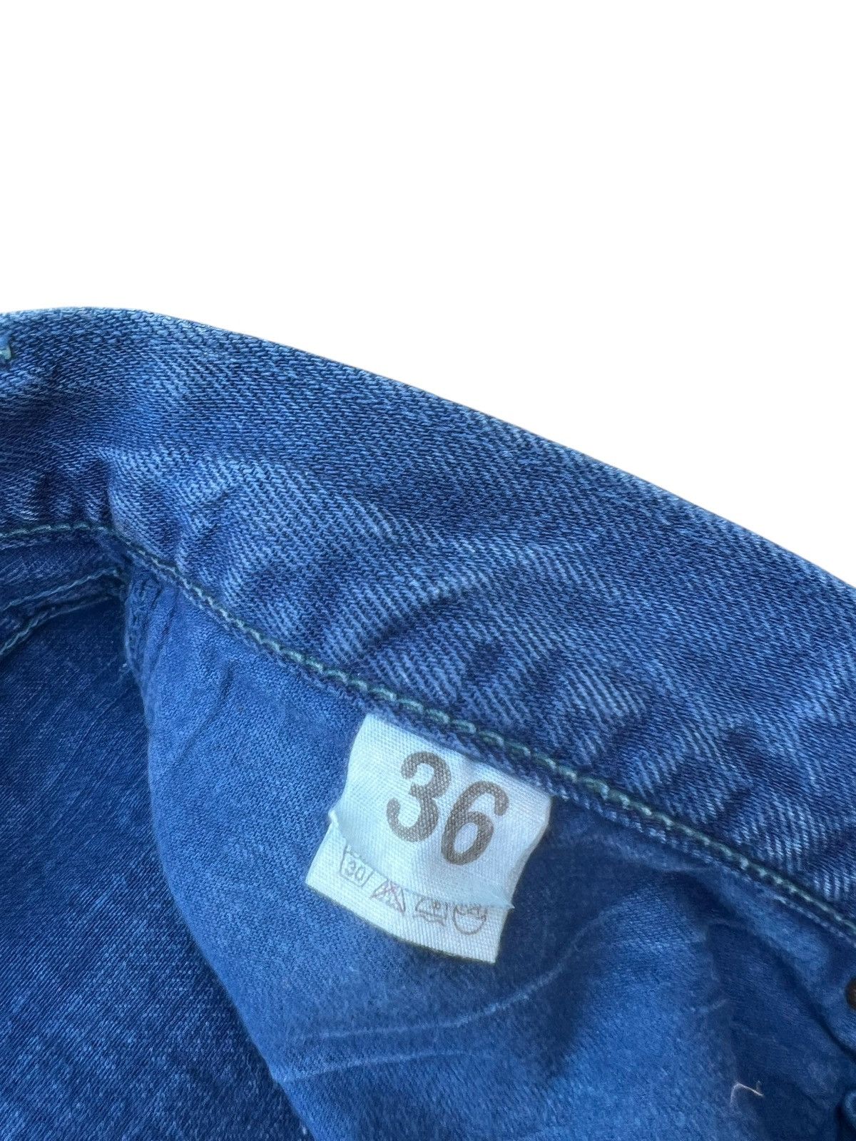 Warehouse & Co. Dubbleworks X Warehouse Japan Distress Denim Selvedge Jeans Size US 35 - 23 Thumbnail